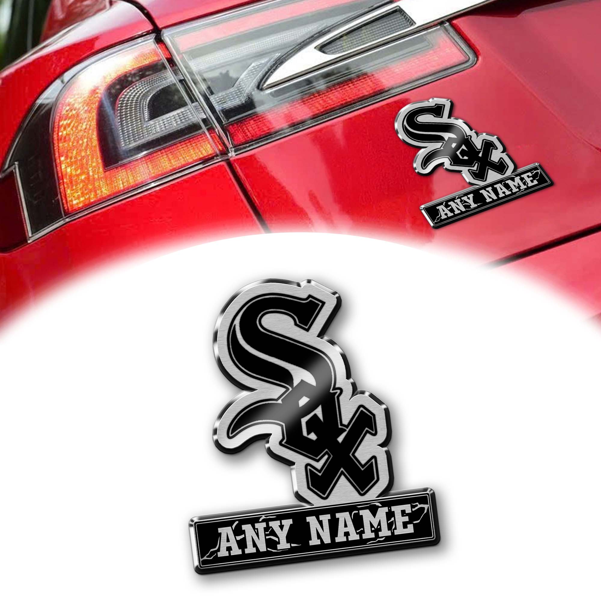 Chicago White Sox Laser Engraved Car PT74568