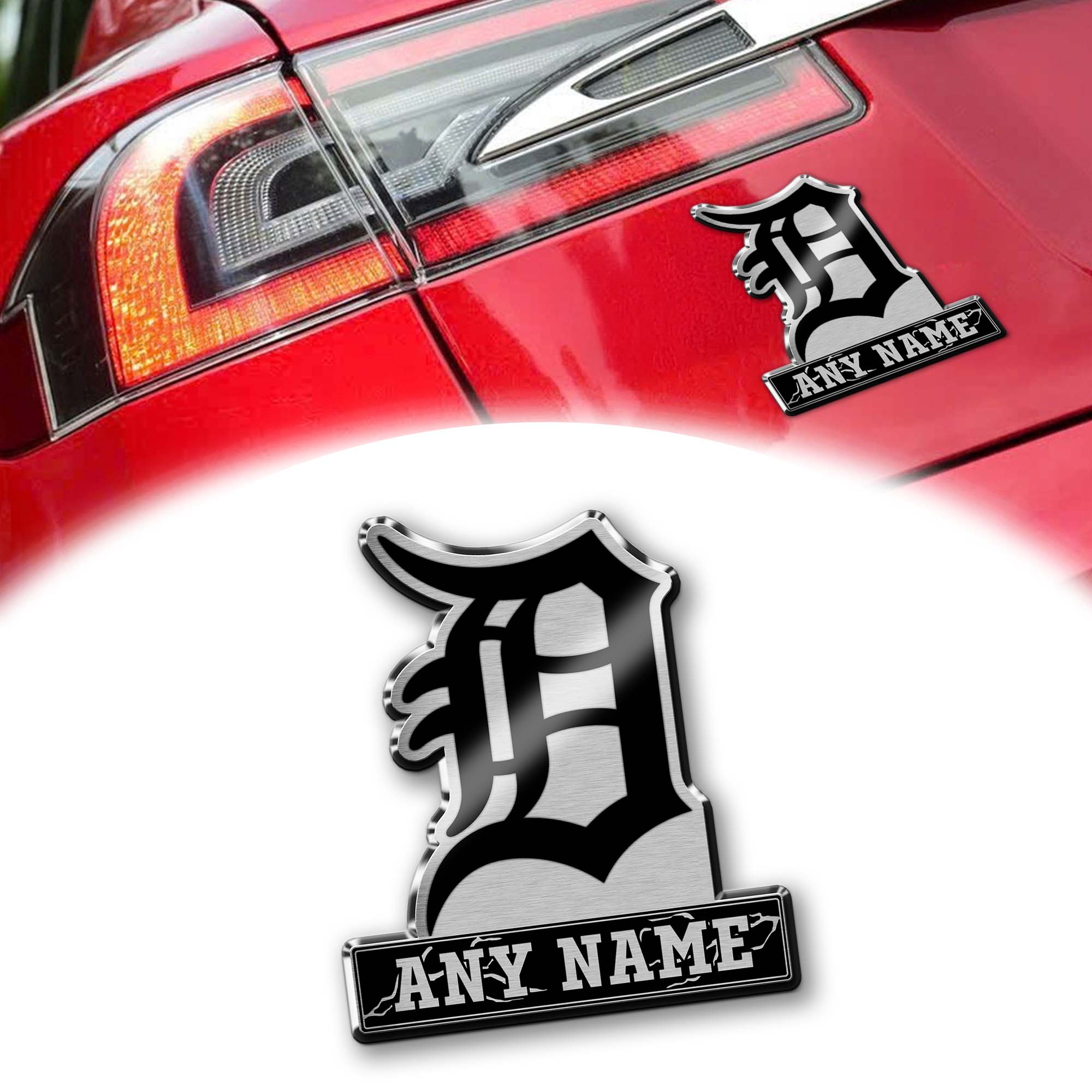 Detroit Tigers Laser Engraved Car PT74572