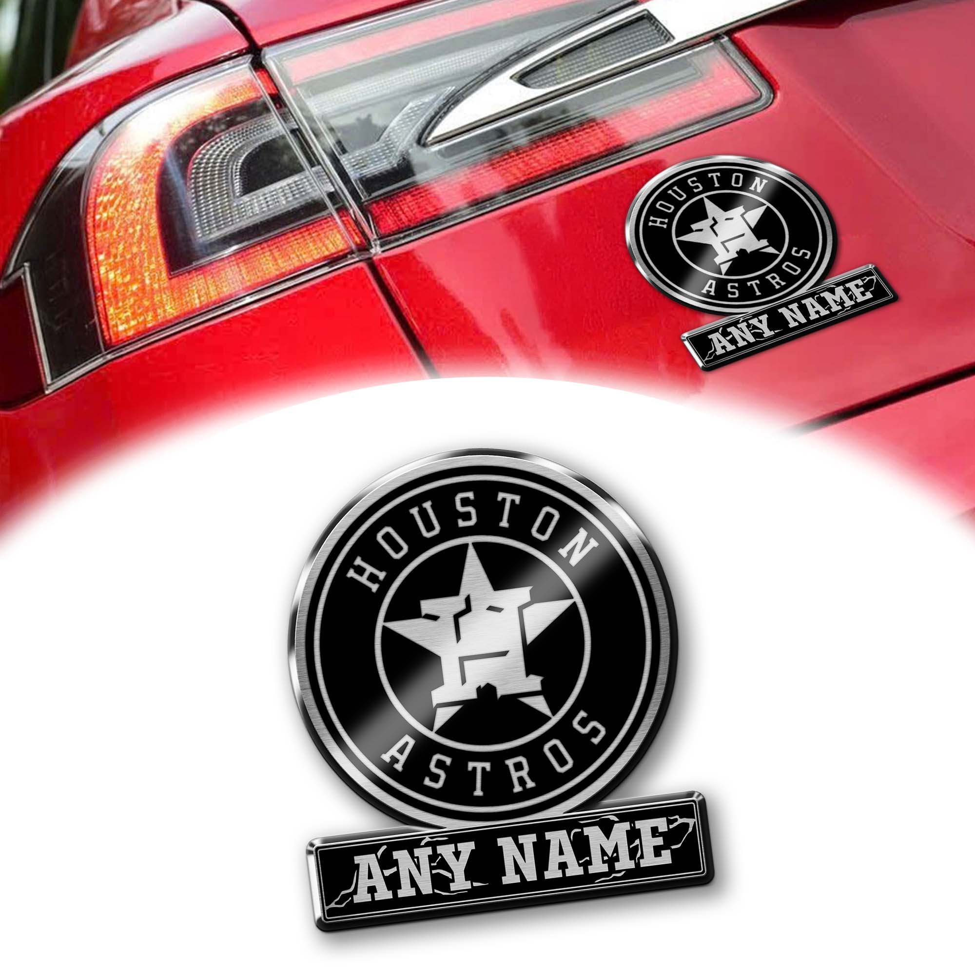 Houston Astros Laser Engraved Car PT74573
