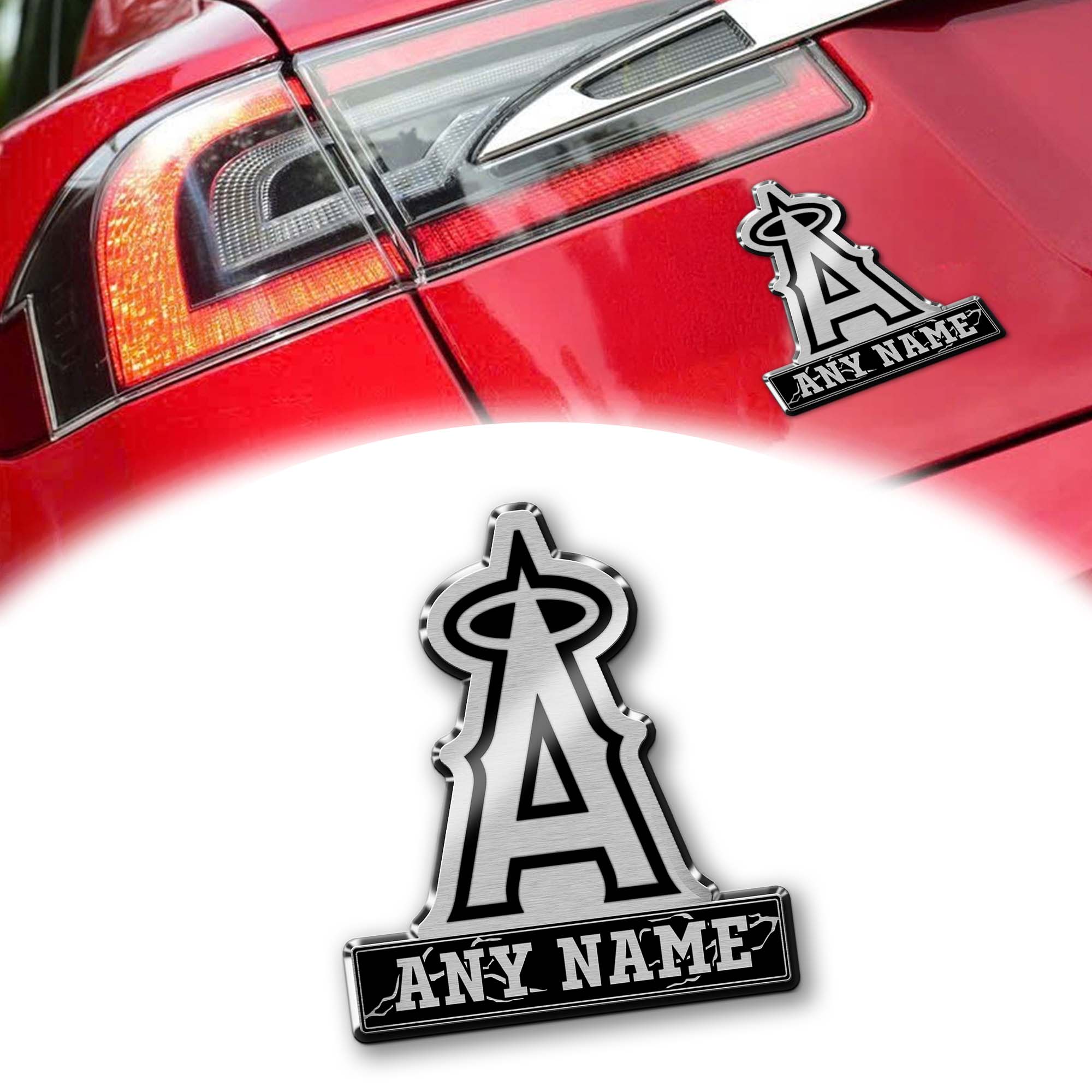 Los Angeles Angels Laser Engraved Car PT74575