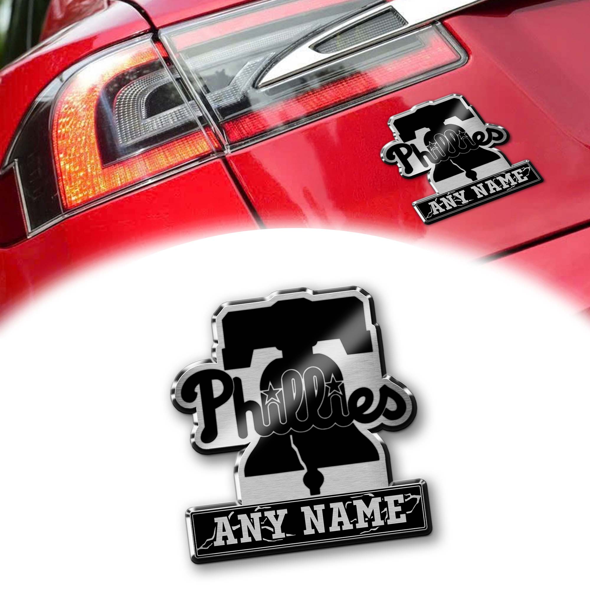 Philadelphia Phillies Laser Engraved Car PT74582