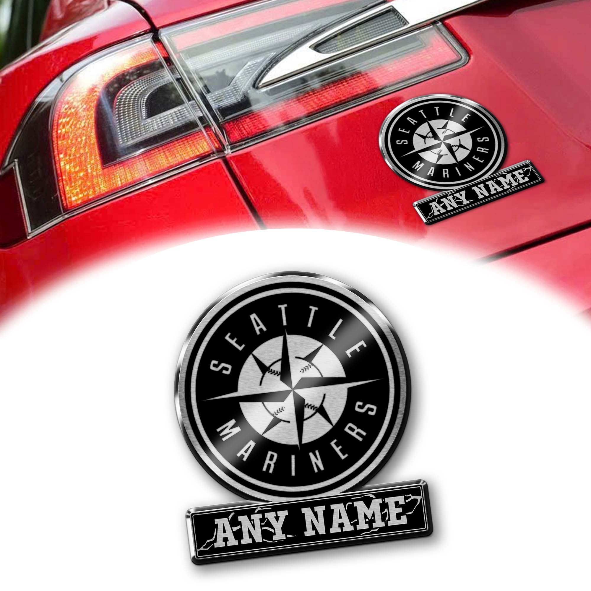 Seattle Mariners Laser Engraved Car PT74586