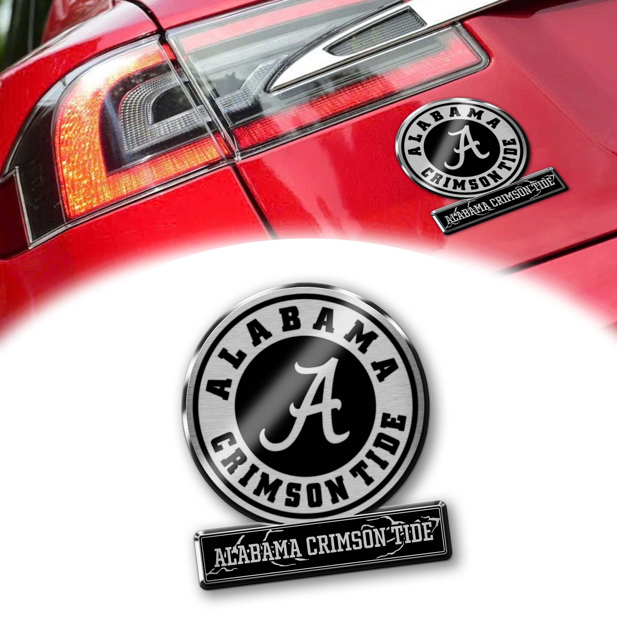 Alabama Crimson Tide Laser Engraved Car PT74643