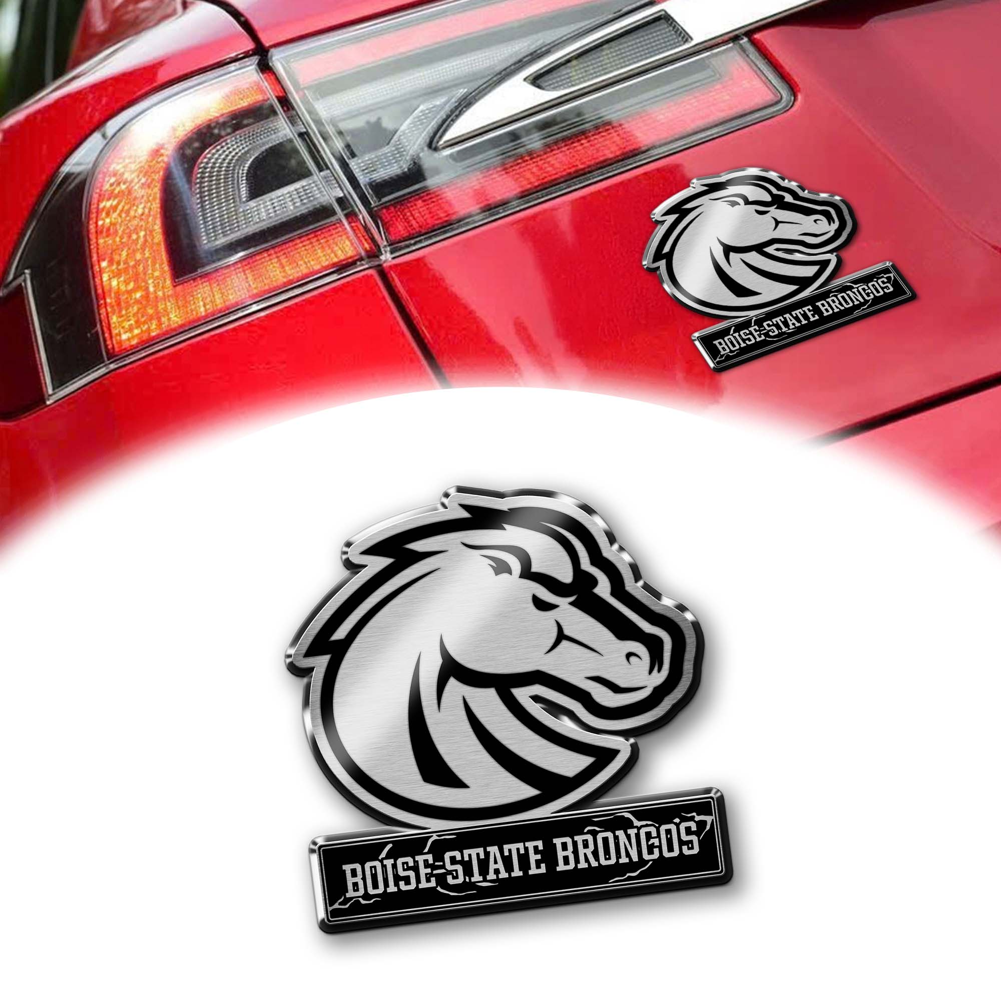 Boise State Broncos Laser Engraved Car PT74647