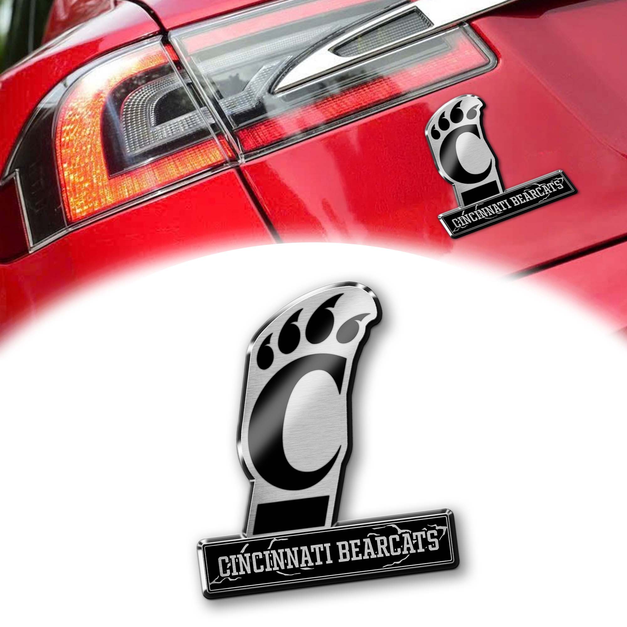 Cincinnati Bearcats Laser Engraved Car PT74649