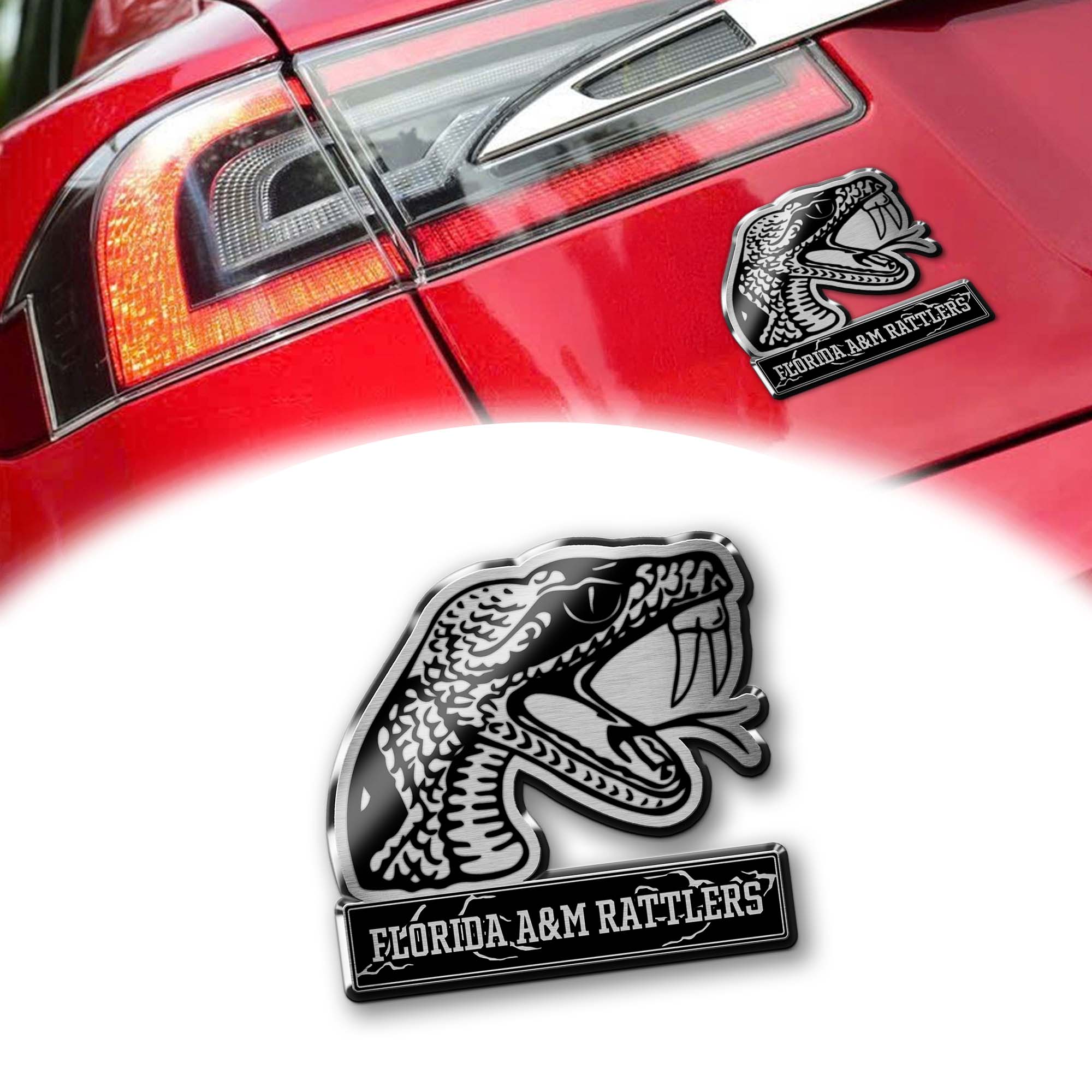 Florida A&M Rattlers Laser Engraved Car PT74651