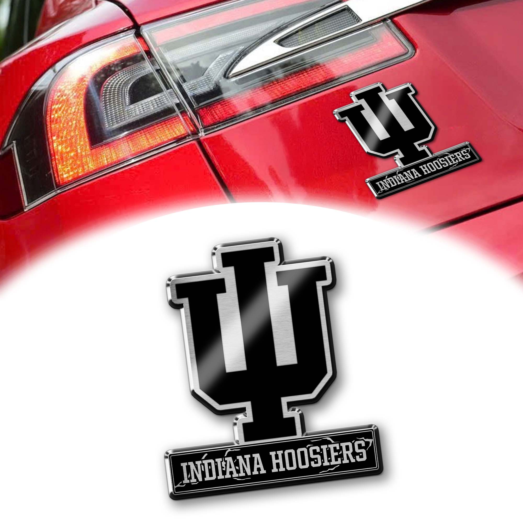 Indiana Hoosiers Laser Engraved Car PT74658