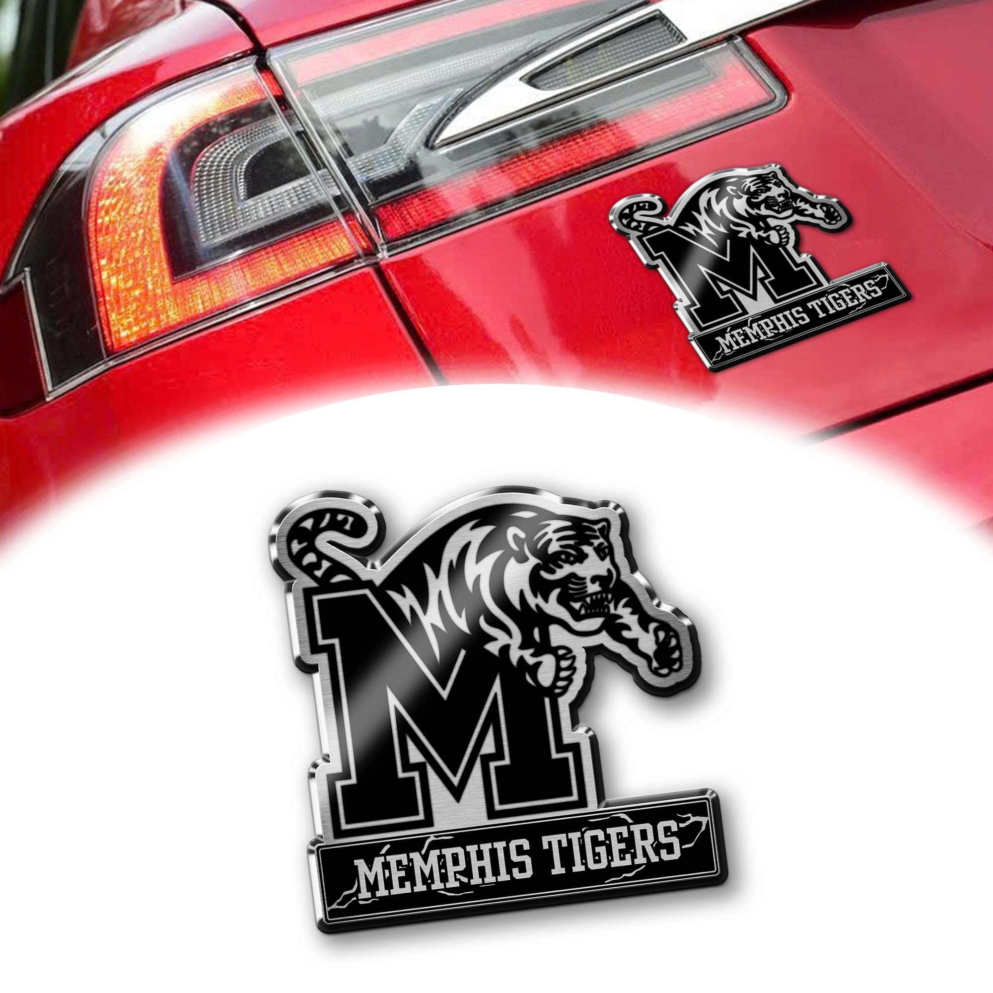 Memphis Tigers Laser Engraved Car PT74668