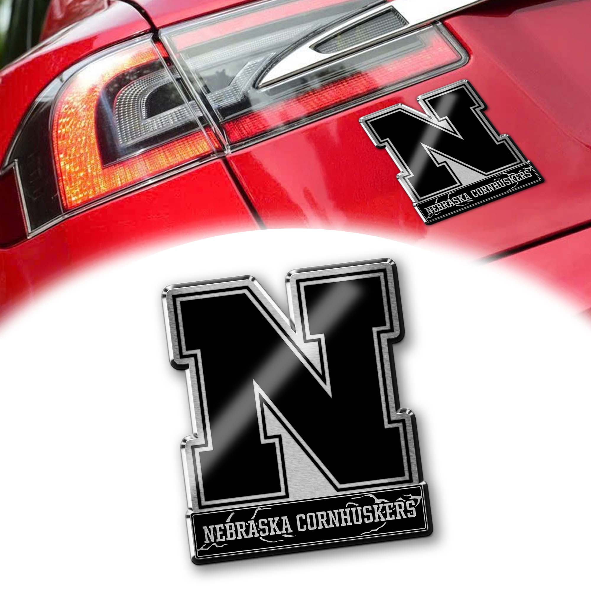 Nebraska Cornhuskers Laser Engraved Car PT74674