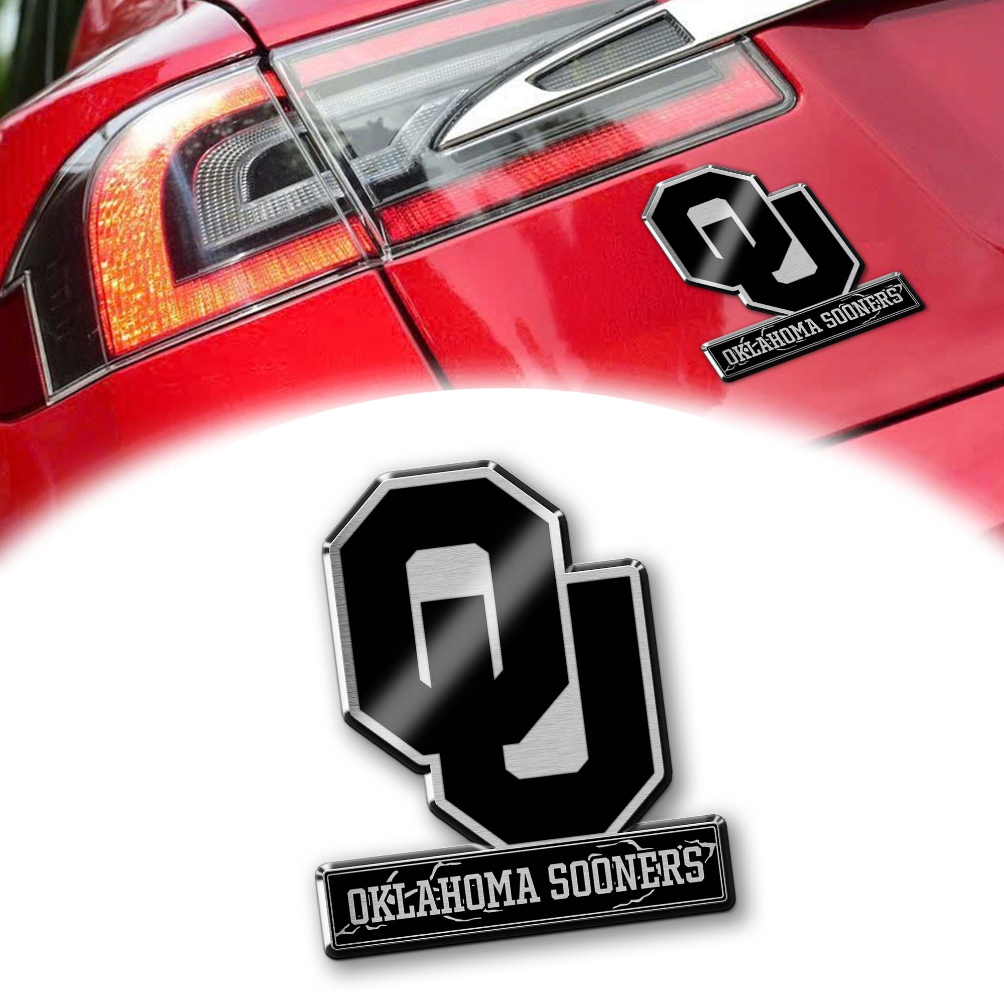 Oklahoma Sooners Laser Engraved Car PT74679