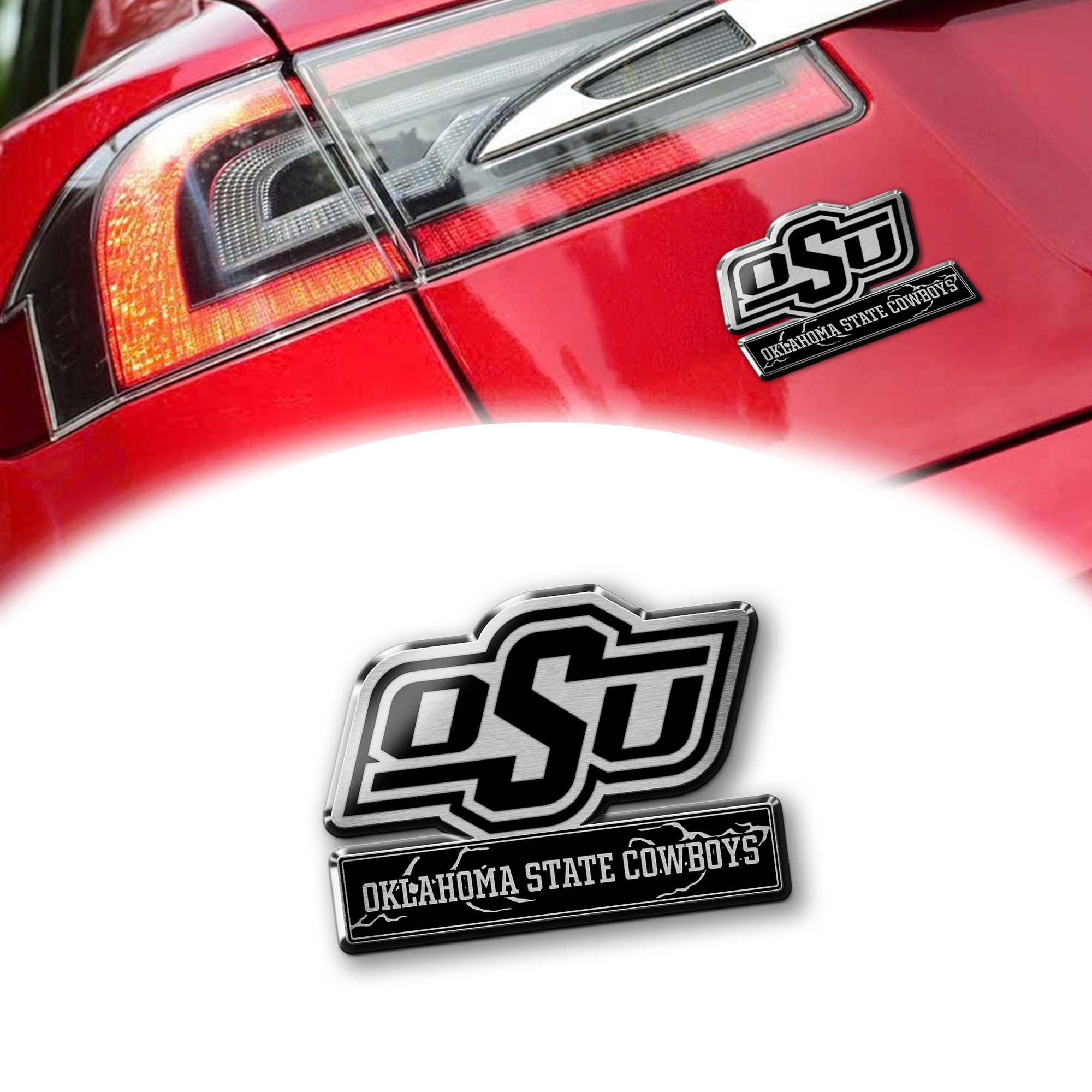 Oklahoma State Cowboys Laser Engraved Car PT74680