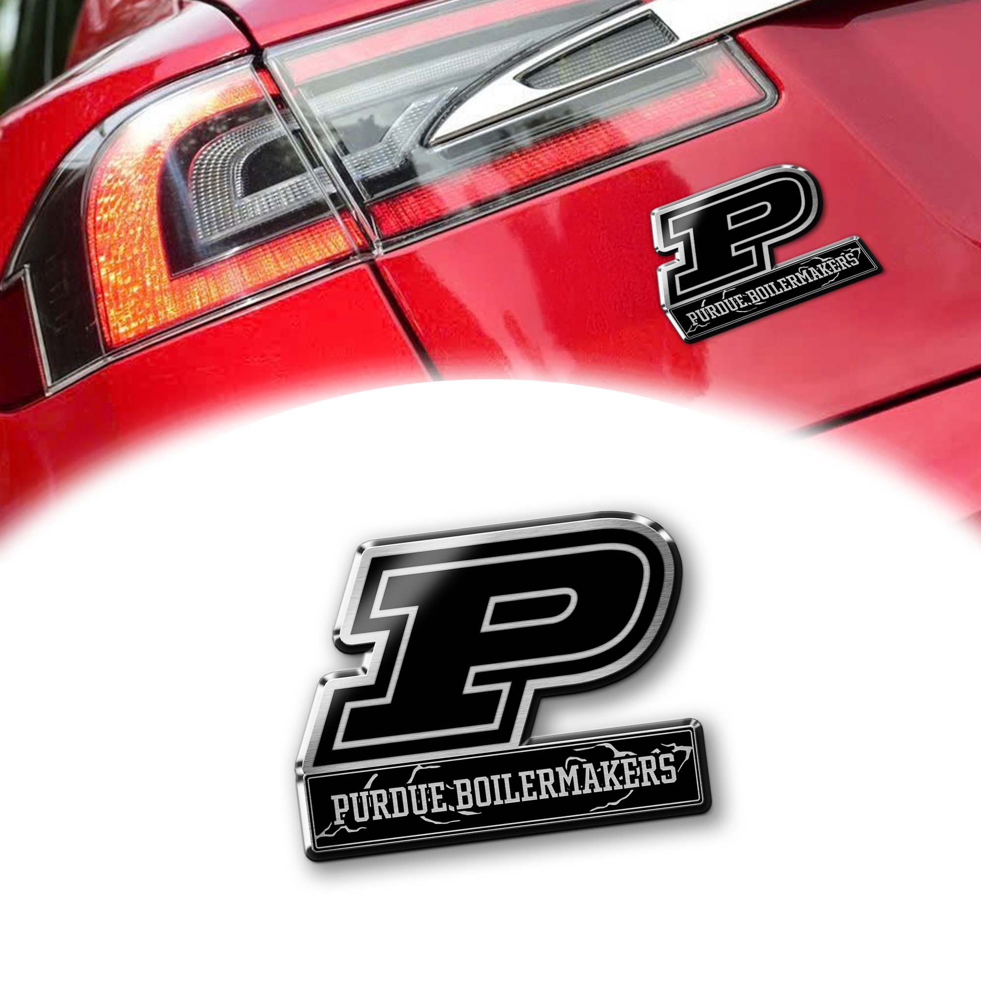 Purdue Boilermakers Laser Engraved Car PT74685