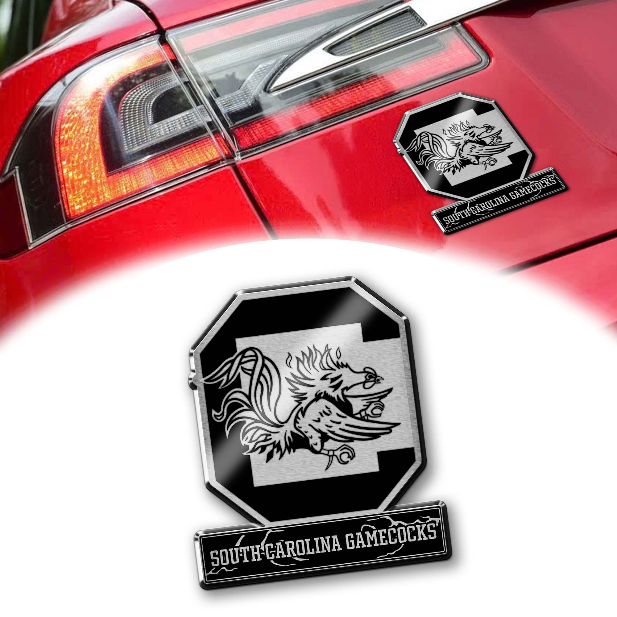 South Carolina Gamecocks Laser Engraved Car PT74686