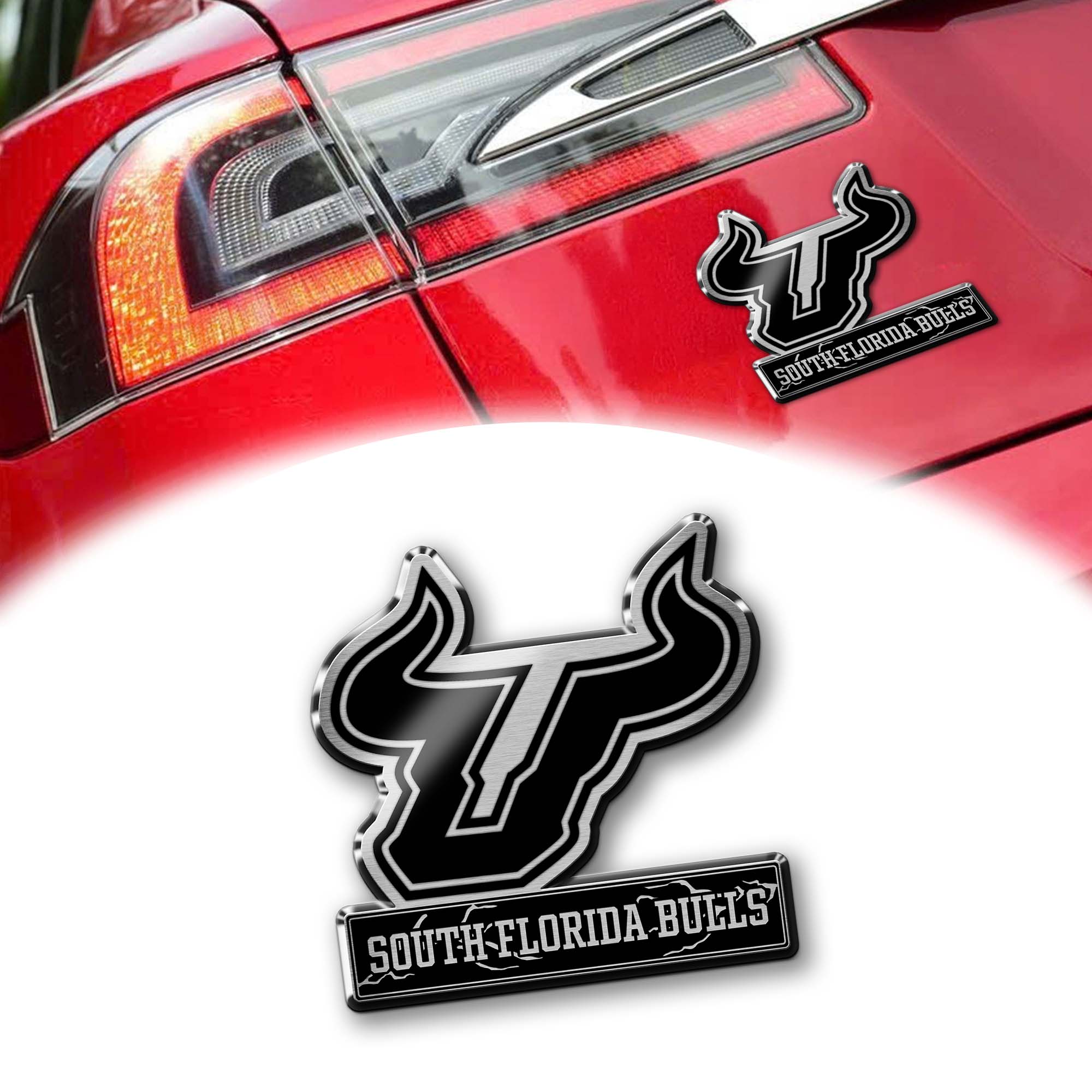 South Florida Bulls Laser Engraved Car PT74687
