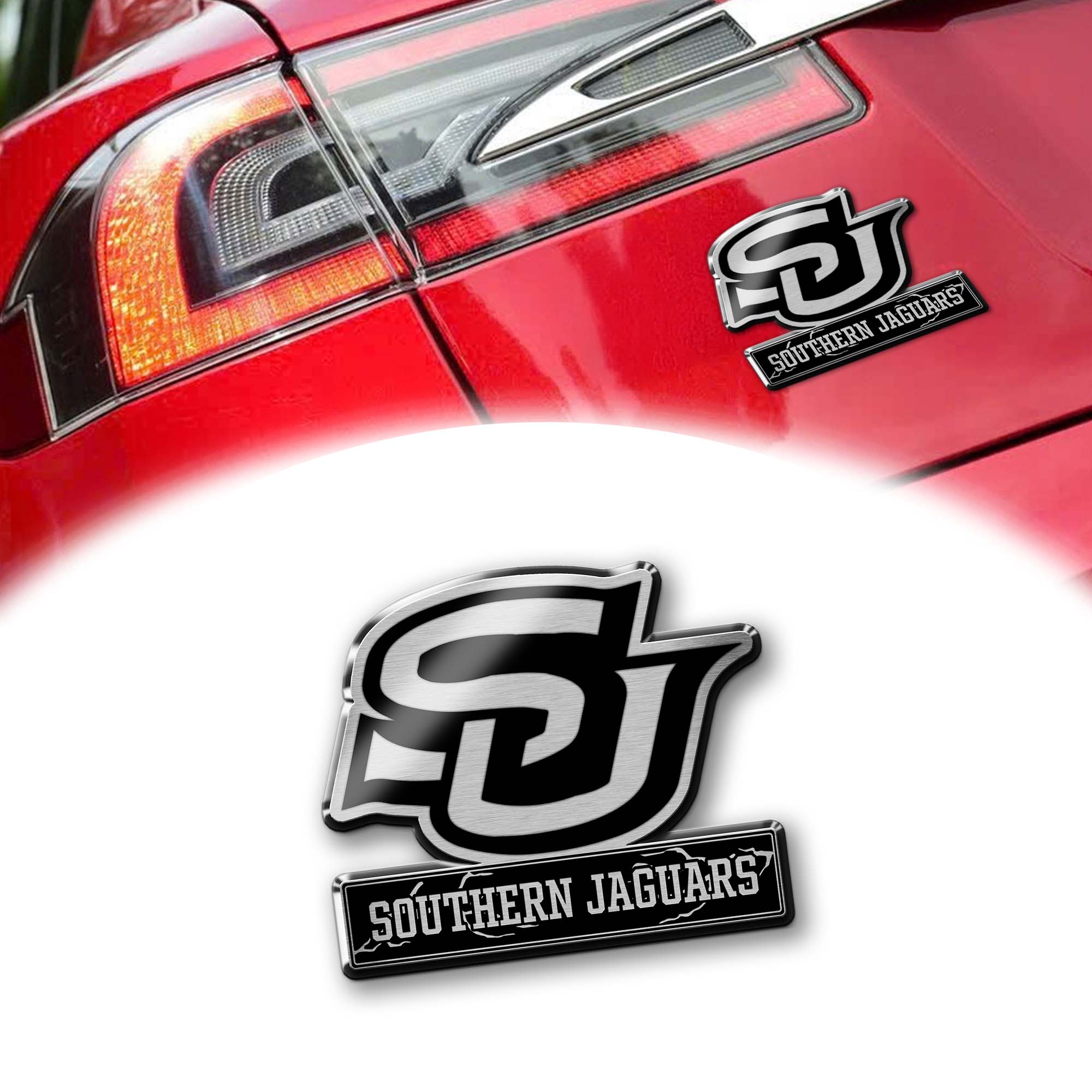 Southern Jaguars Laser Engraved Car PT74688