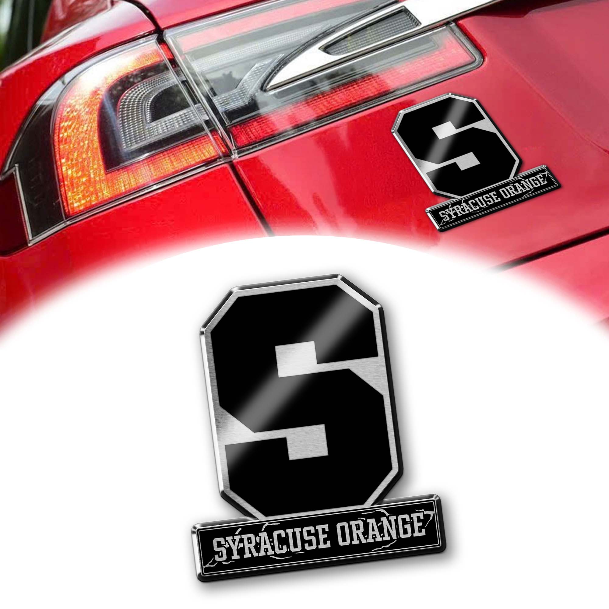 Syracuse Orange Laser Engraved Car PT74689