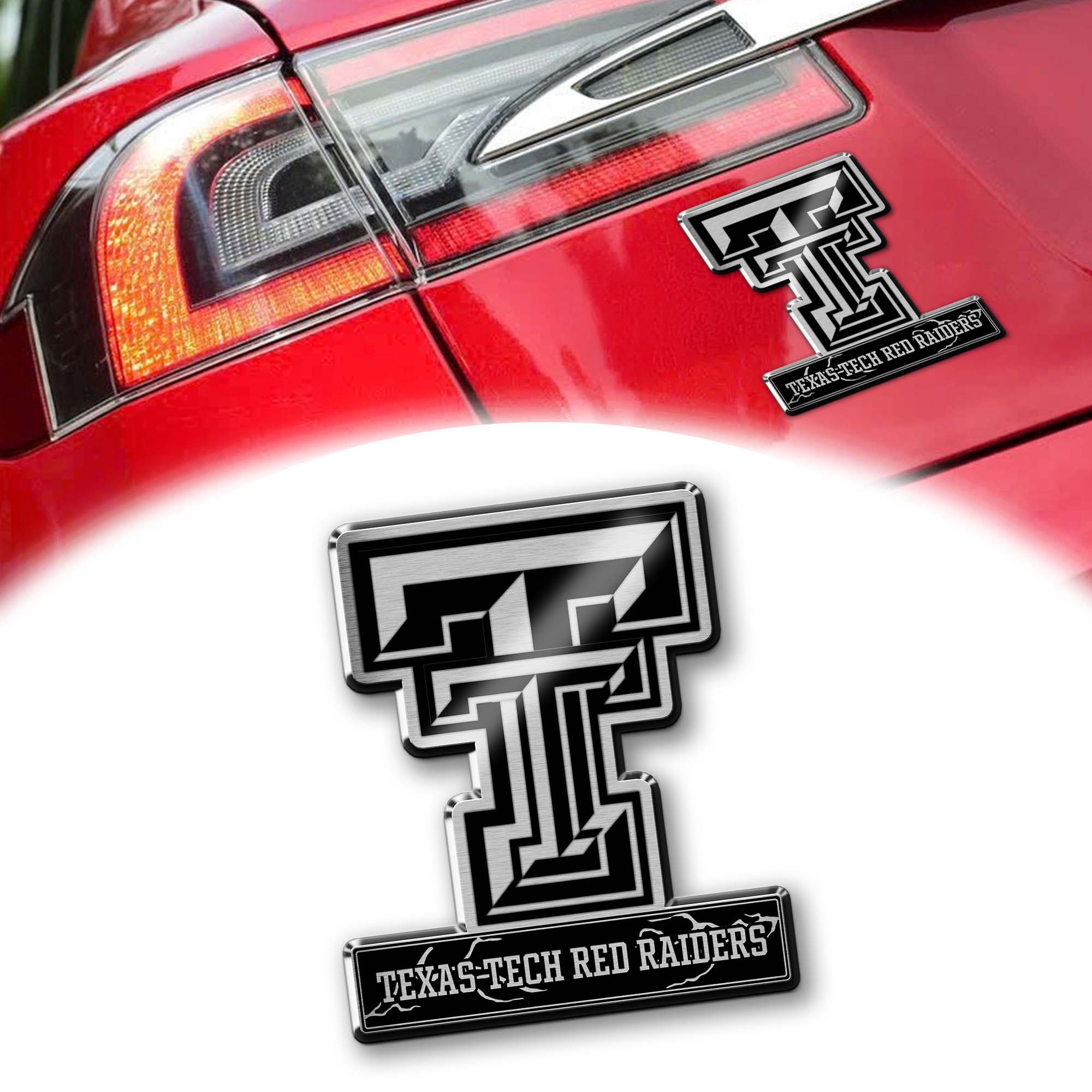 Texas Tech Red Raiders Laser Engraved Car PT74693