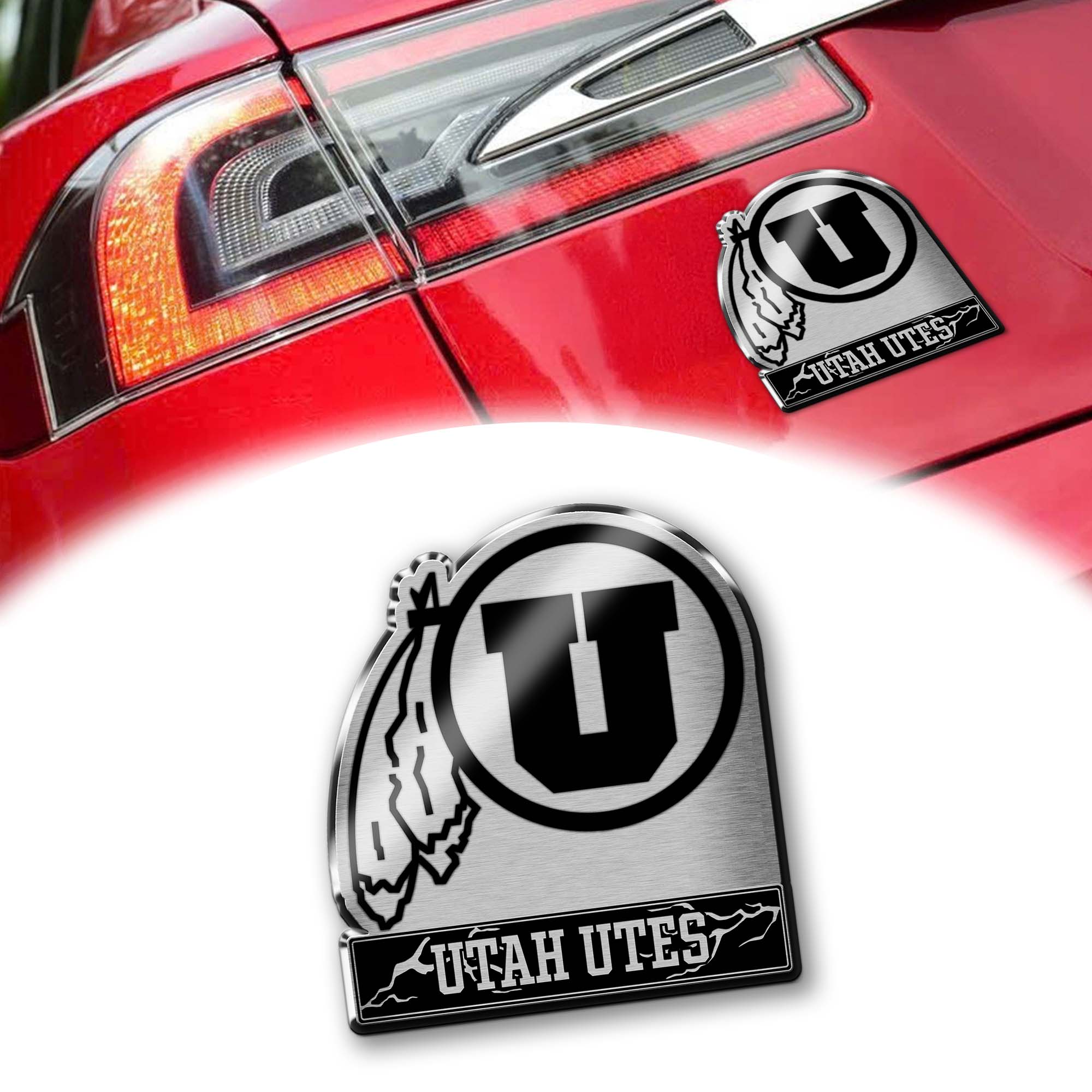 Utah Utes Laser Engraved Car PT74695