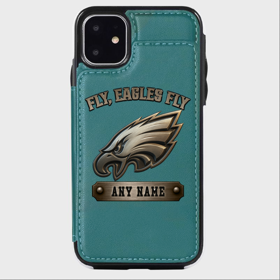 Philadelphia Eagles Leather Flip Wallet Phone Case PT74704