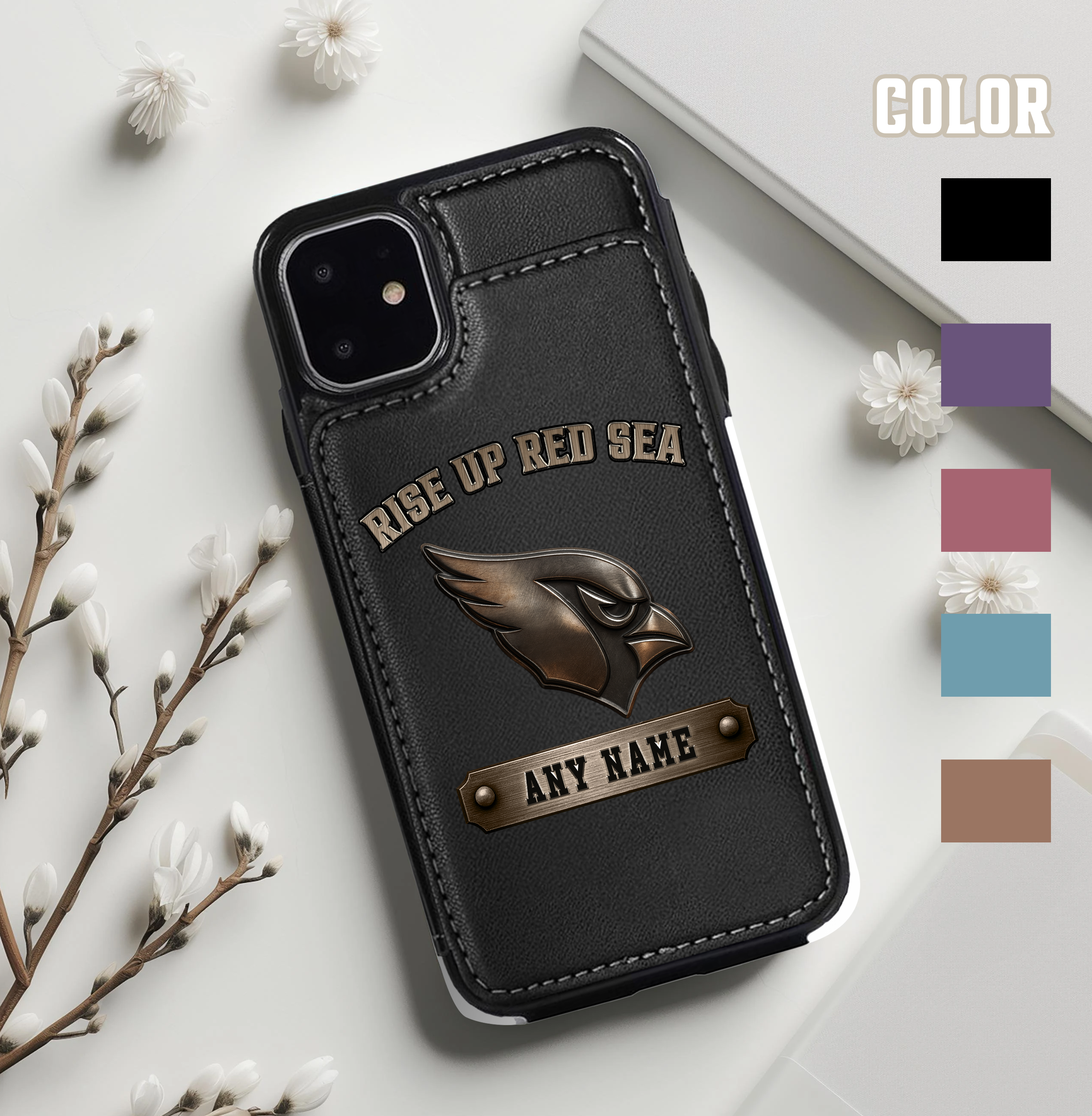 New England Patriots Leather Flip Wallet Phone Case PT74743 (Copy)