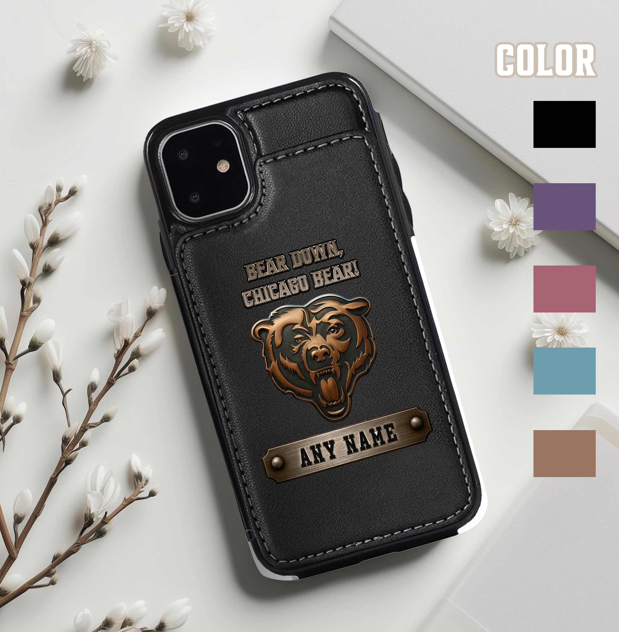 Detroit Lions Leather Flip Wallet Phone Case PT74736 (Copy)