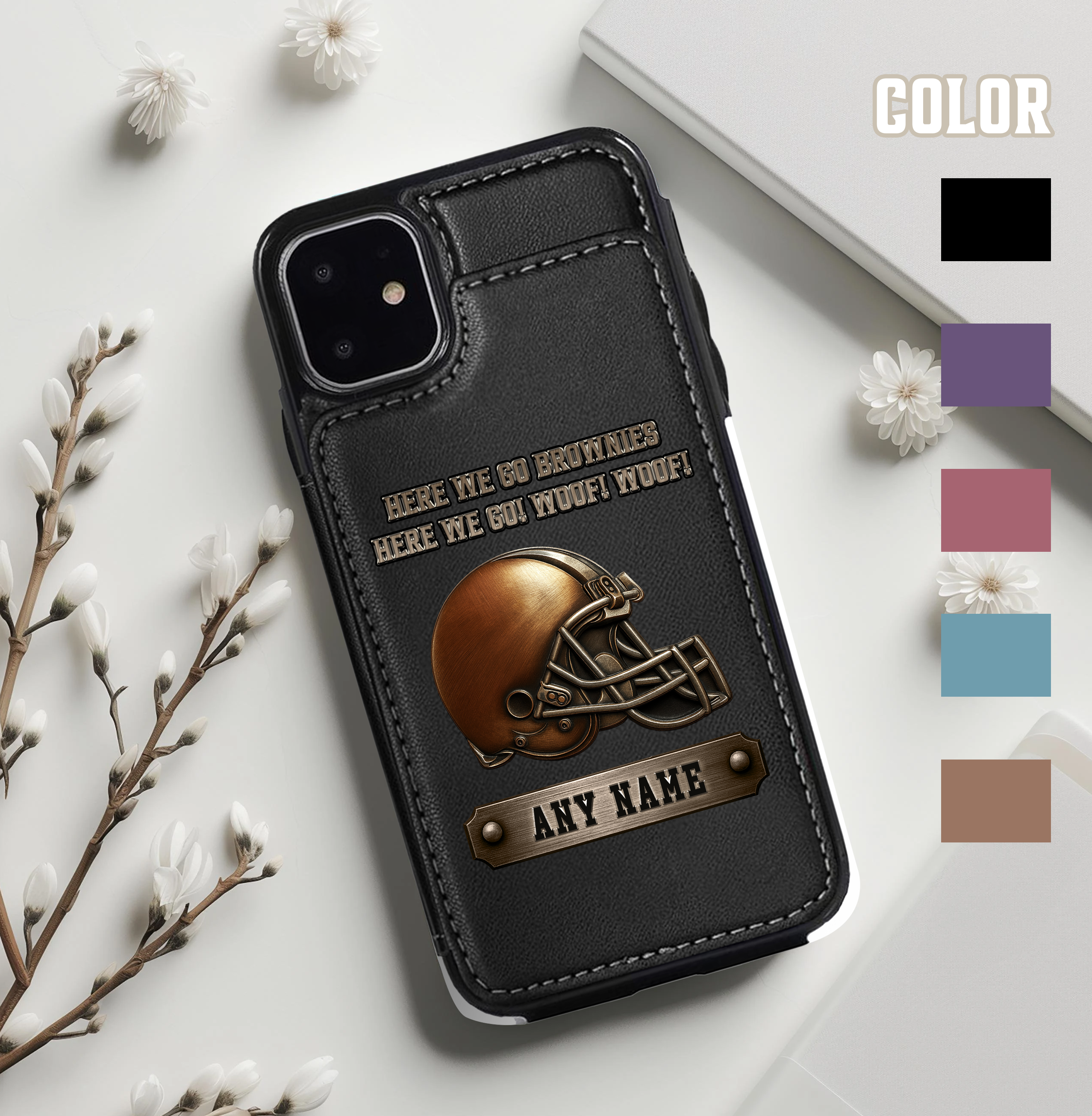 New York Jets Leather Flip Wallet Phone Case PT74730 (Copy)