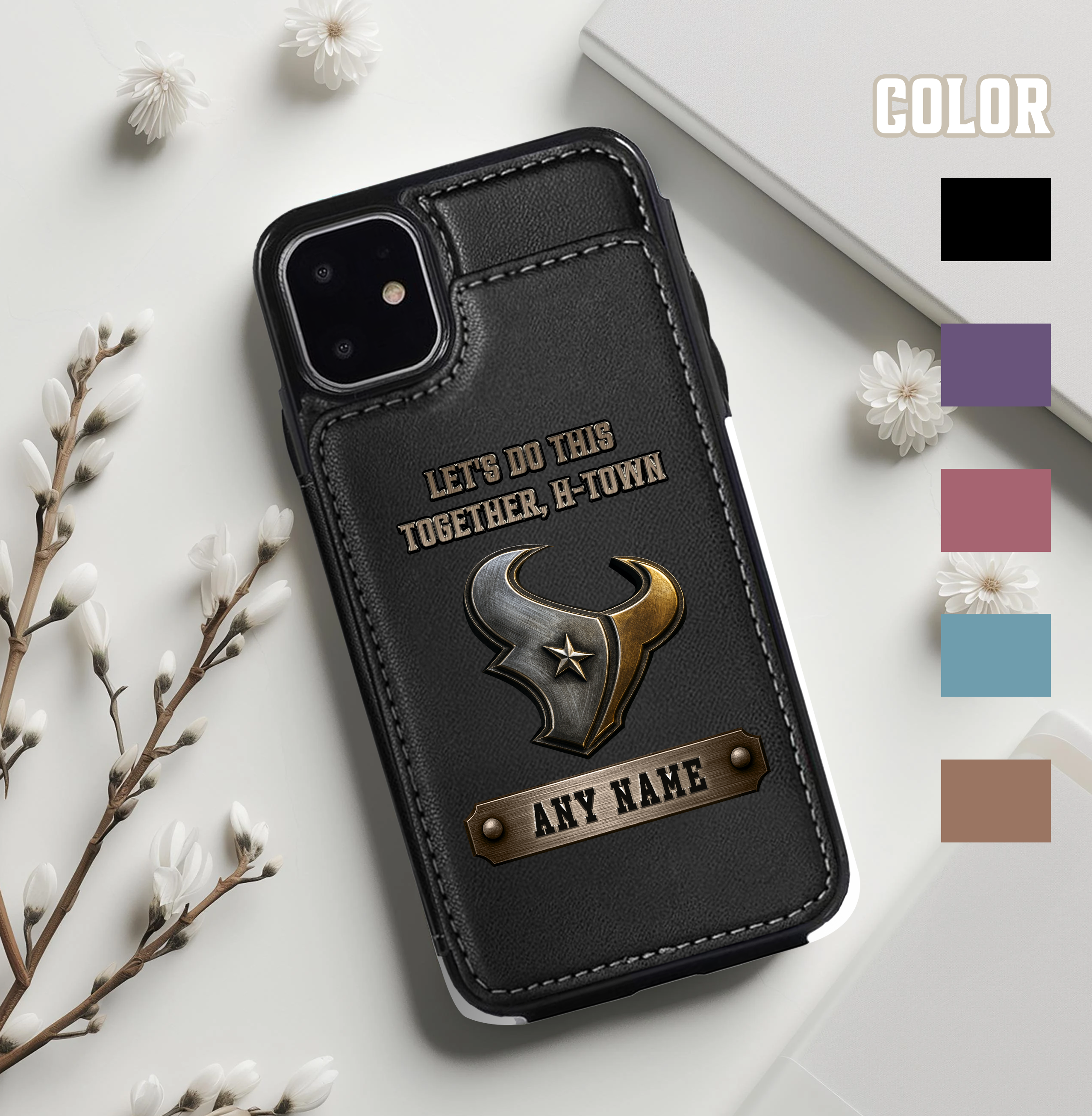 Chicago Bears Leather Flip Wallet Phone Case PT74737 (Copy)