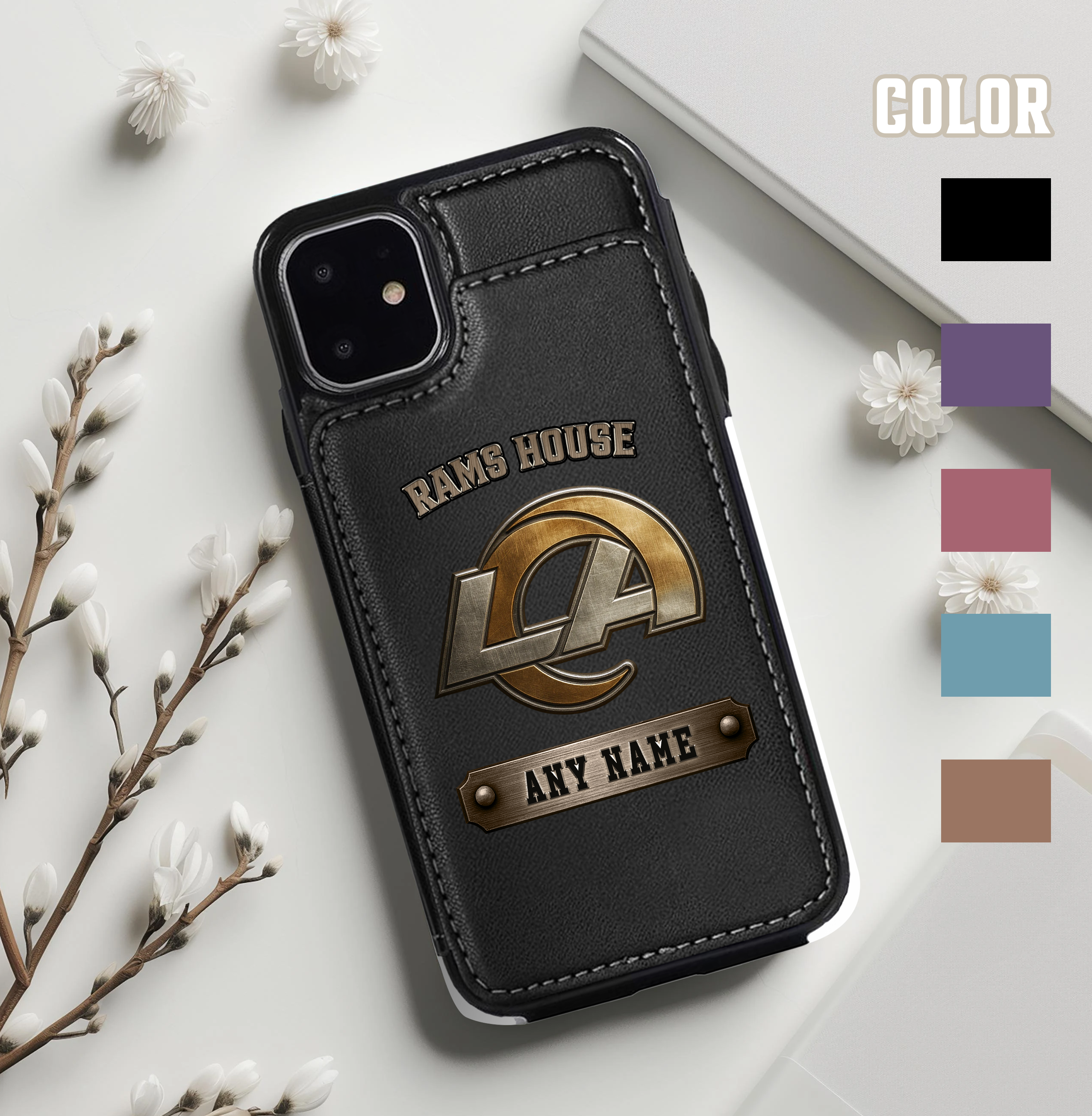Los Angeles Chargers Leather Flip Wallet Phone Case PT74747 (Copy)
