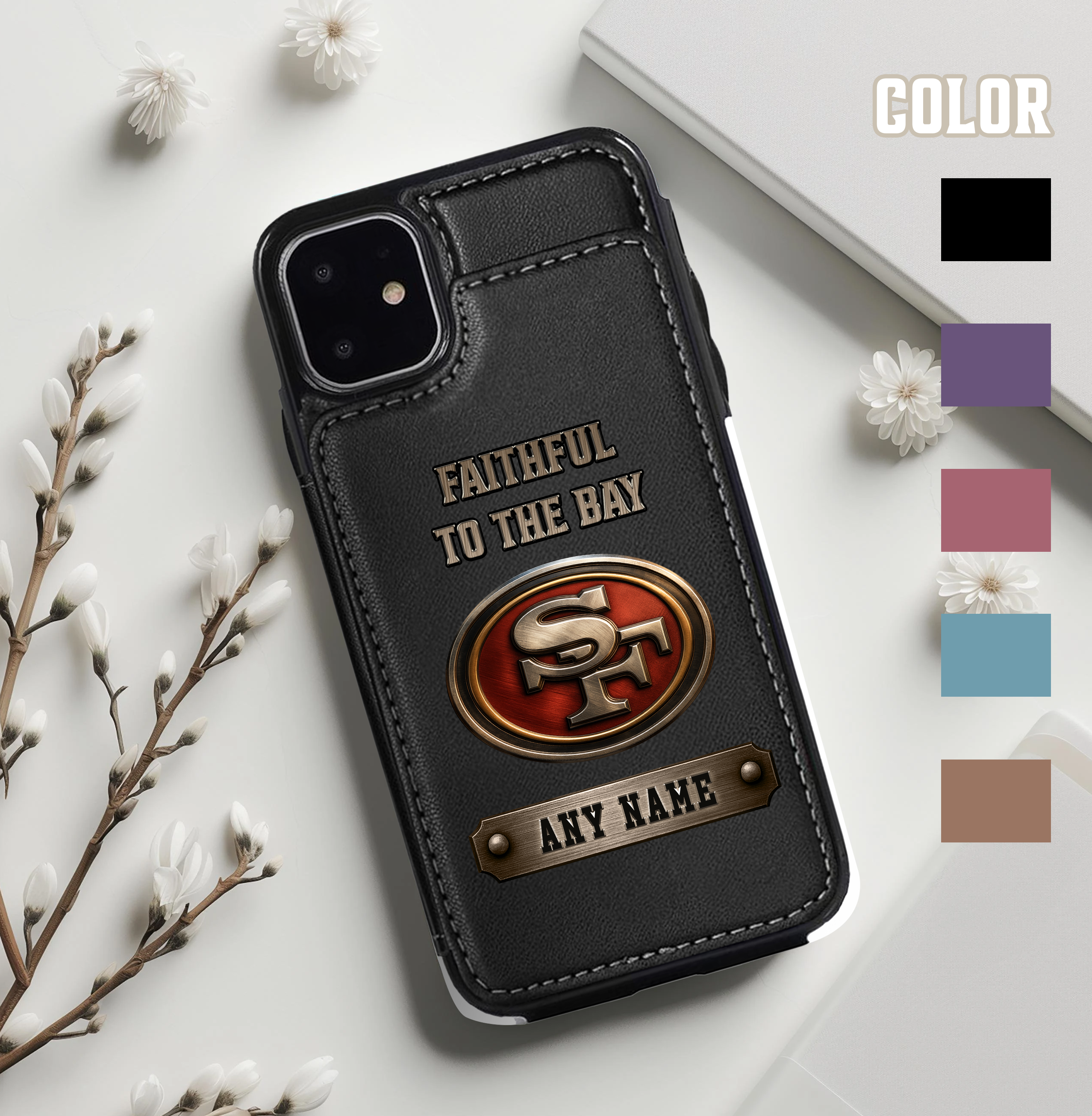 New York Giant Leather Flip Wallet Phone Case PT74728 (Copy)