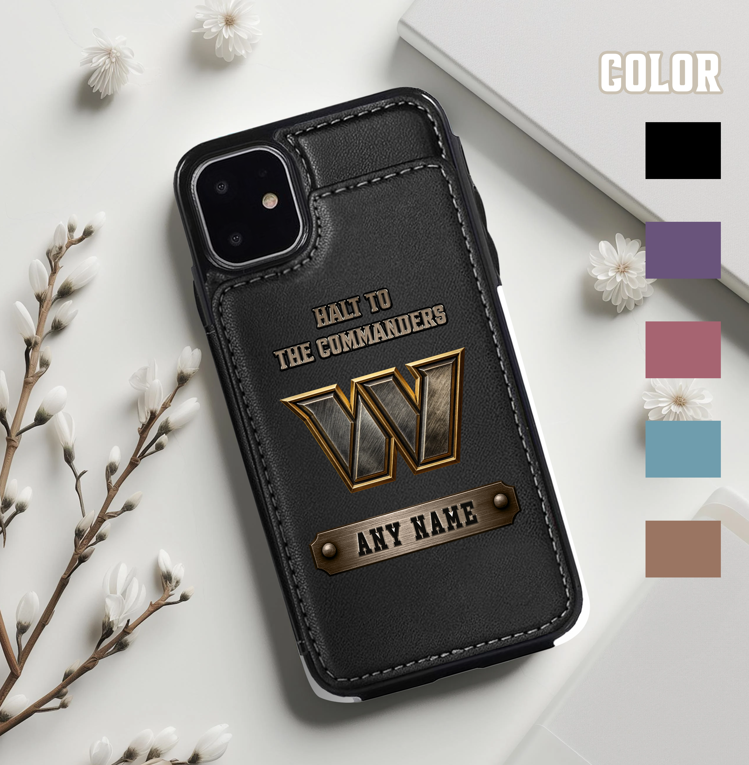 New Orleans Saints Leather Flip Wallet Phone Case PT74745 (Copy)