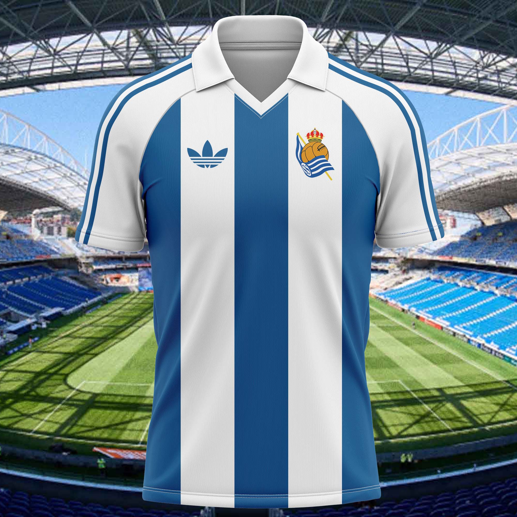 Real Sociedad 1986-87 Home Kit Retro Shirt PT64911