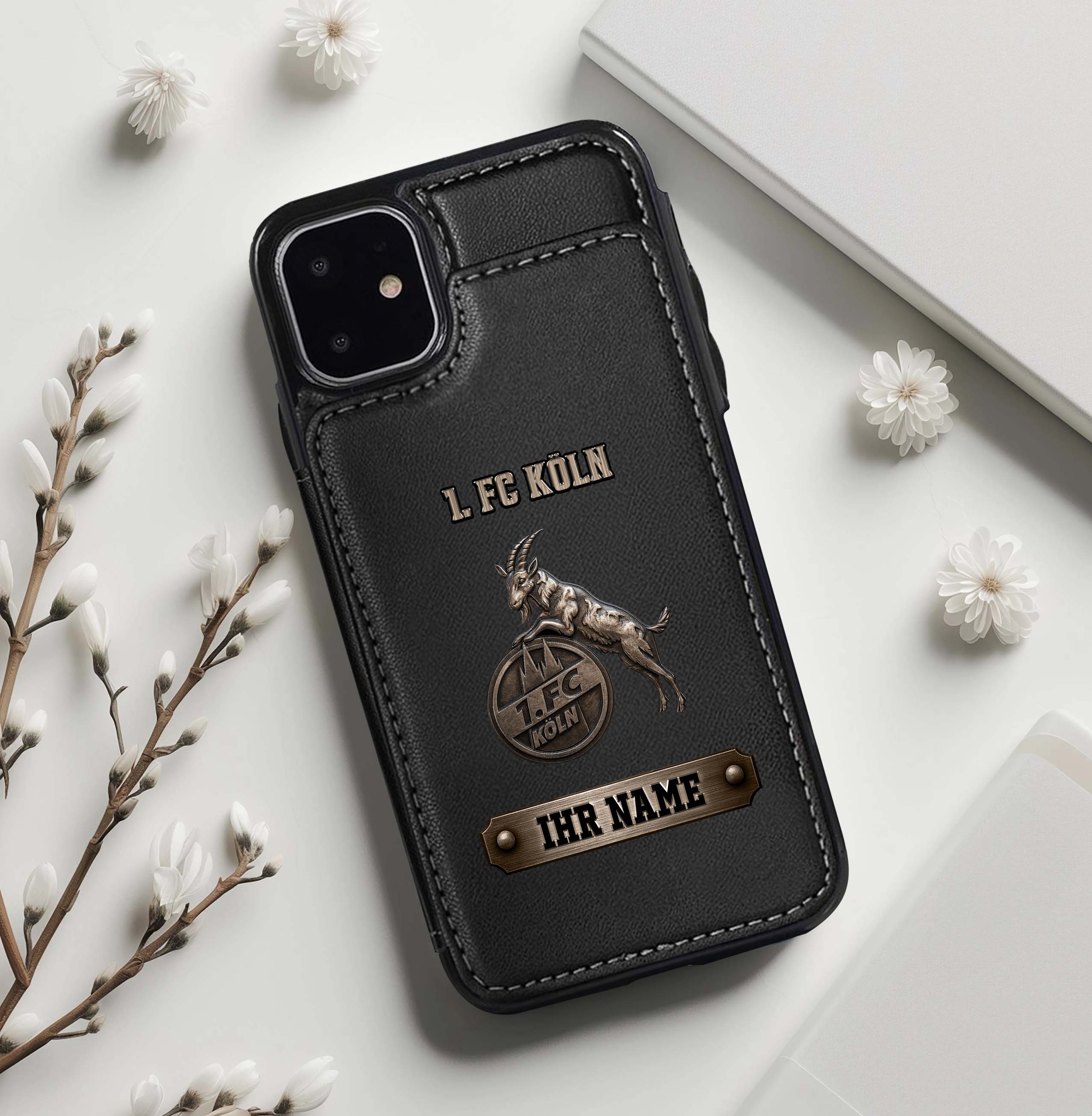 1. FC KÃ¶ln Leather Flip Wallet Phone Case PT74822