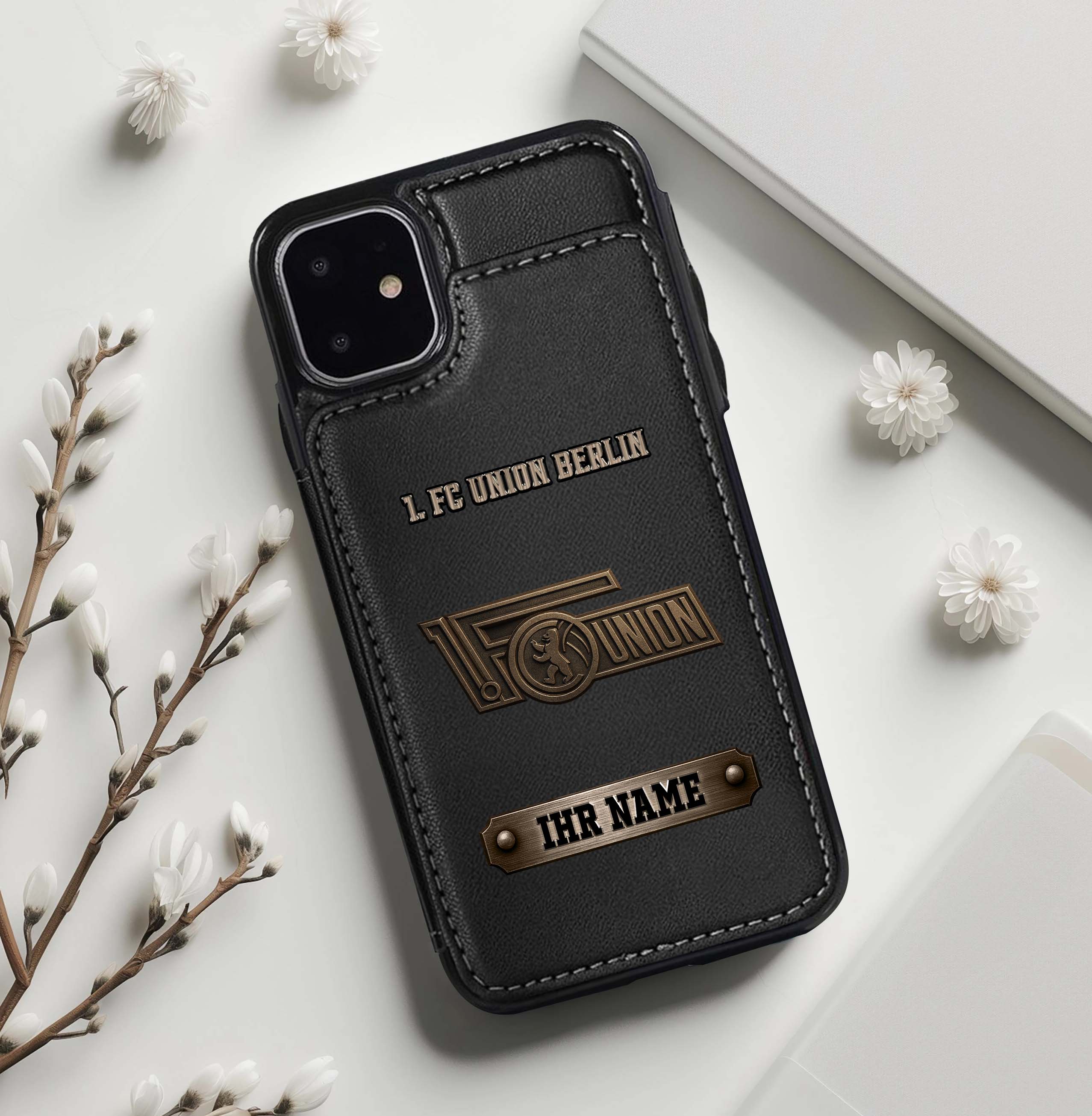 1. FC Union Berlin Leather Flip Wallet Phone Case PT74823