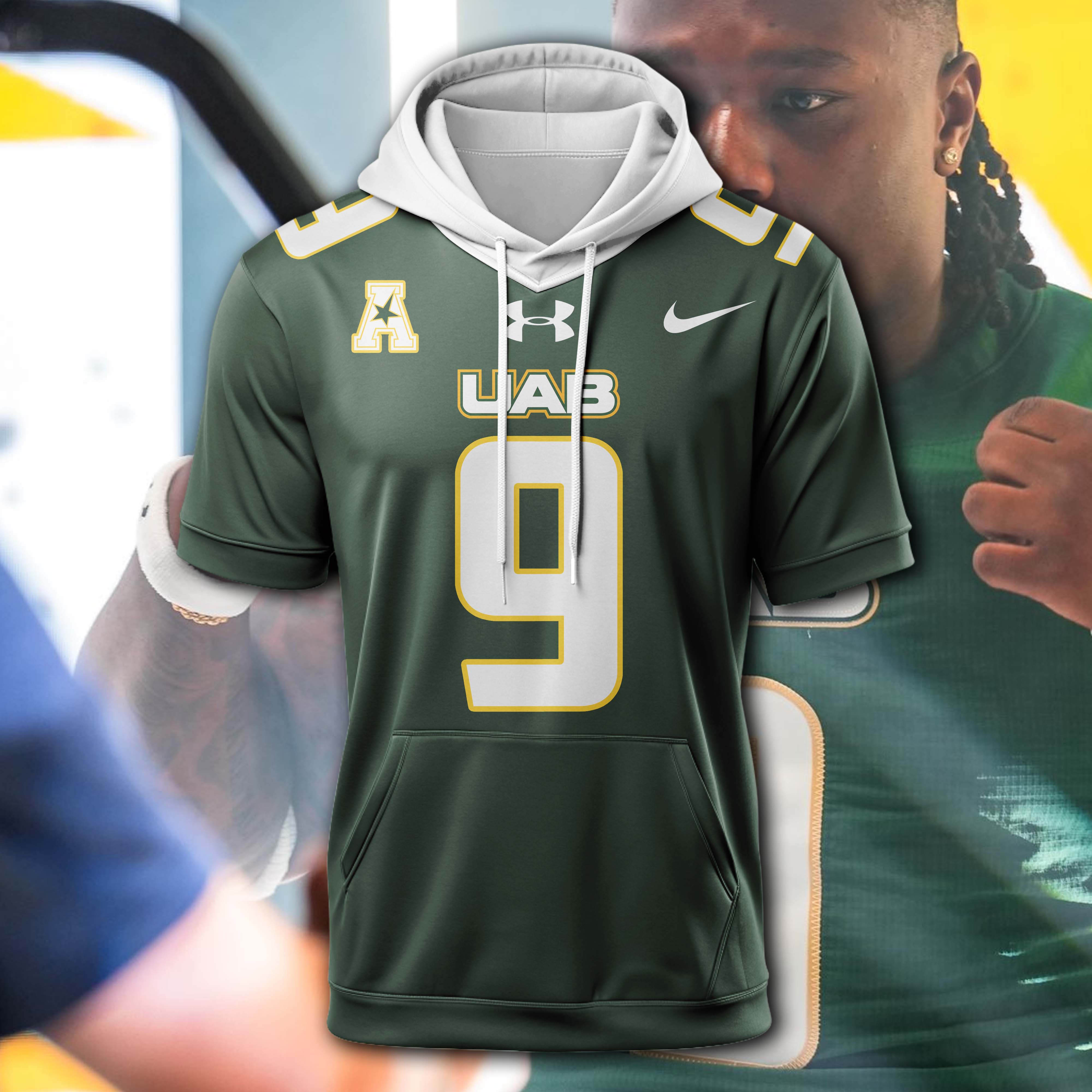 UAB Blazers Green Hoodie 2025 PT74781