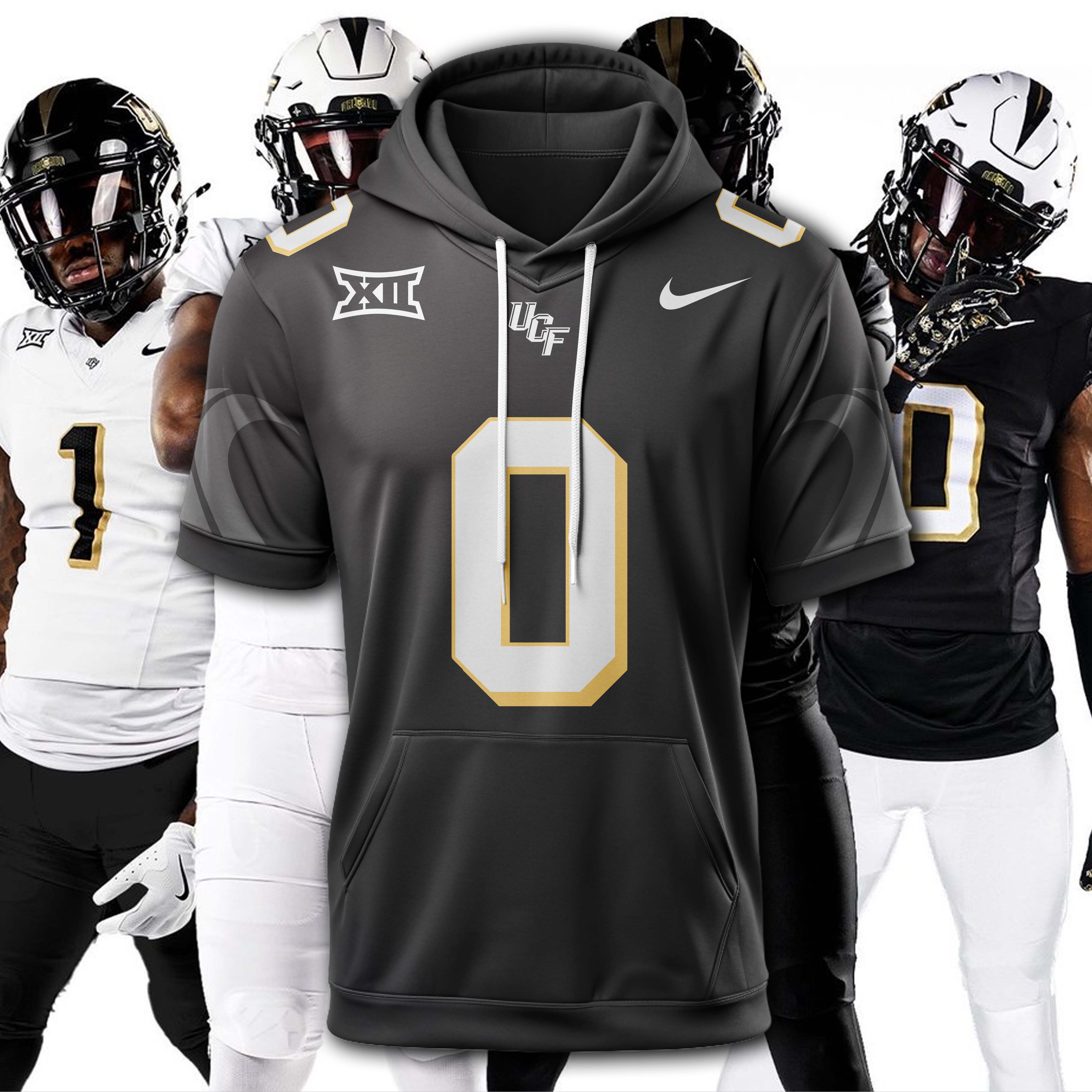 UCF Knights Black Hoodie 2025 PT74782