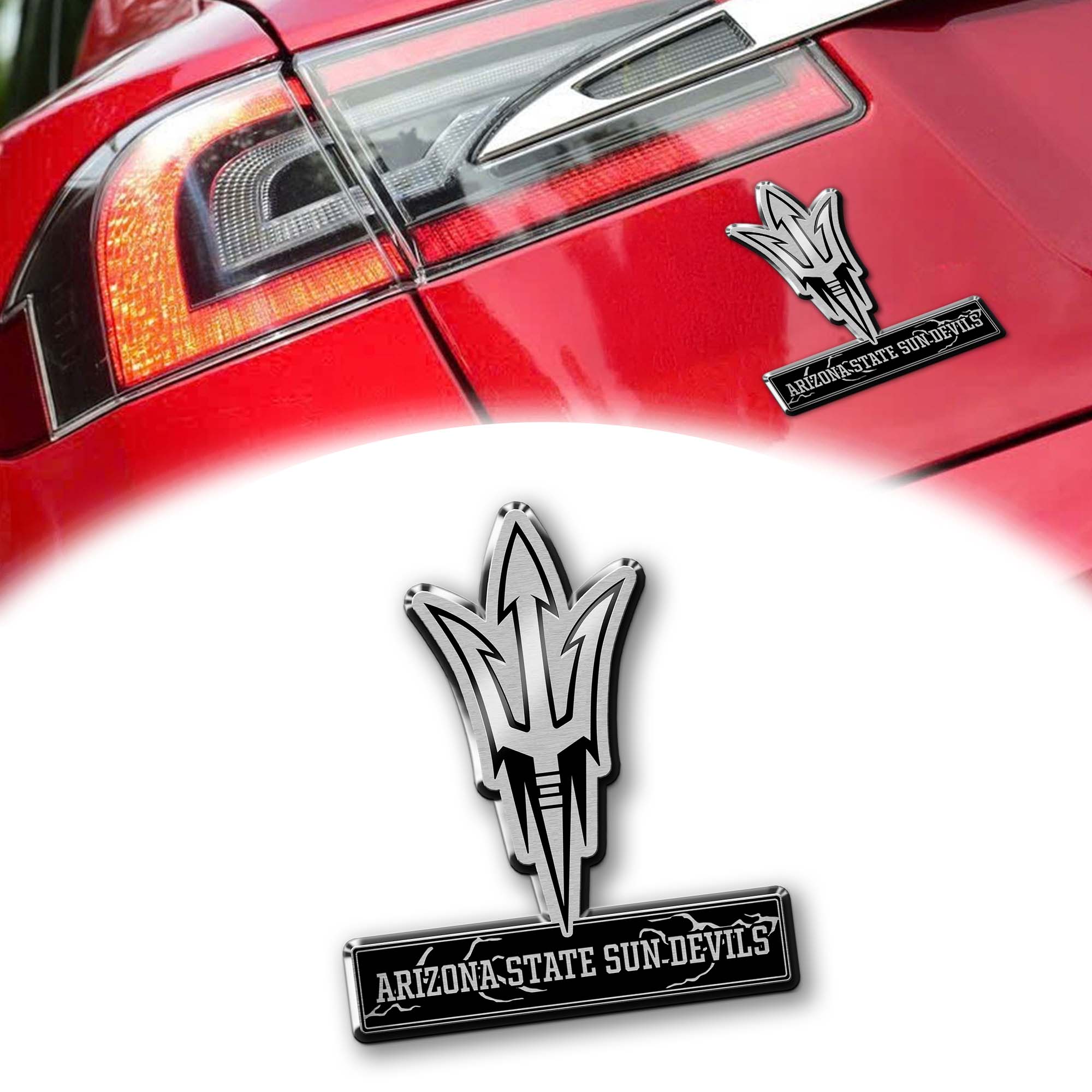 Arizona State Sun Devils Laser Engraved Car PT74841