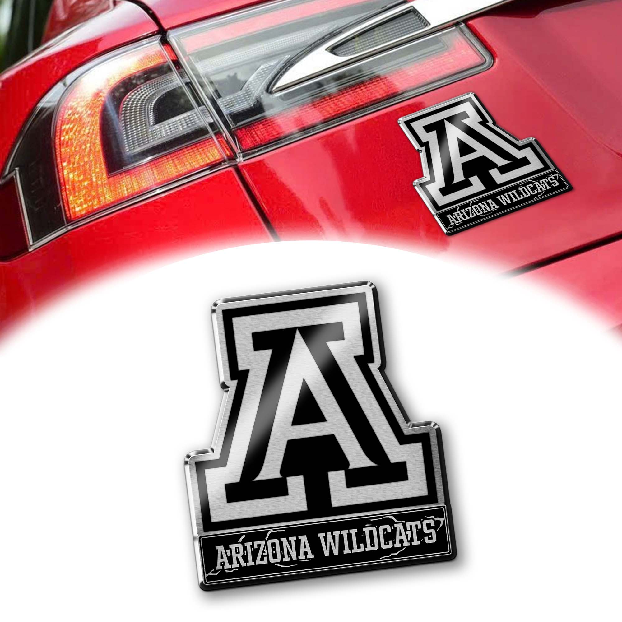Arizona Wildcats Laser Engraved Car PT74842