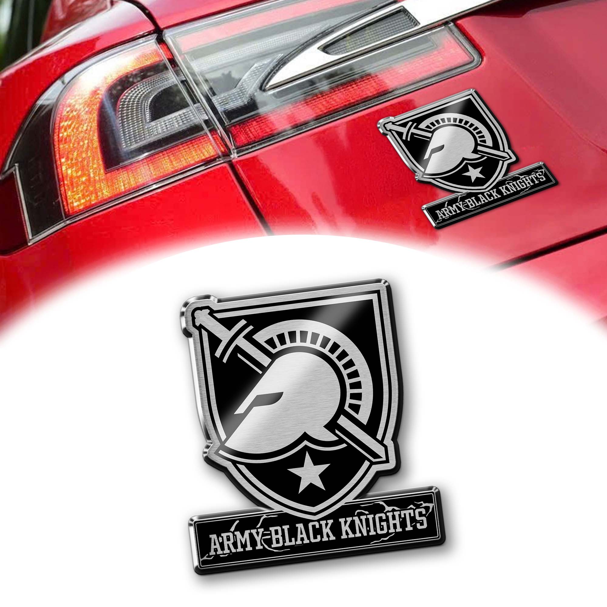 Army Black Knights Laser Engraved Car PT74843