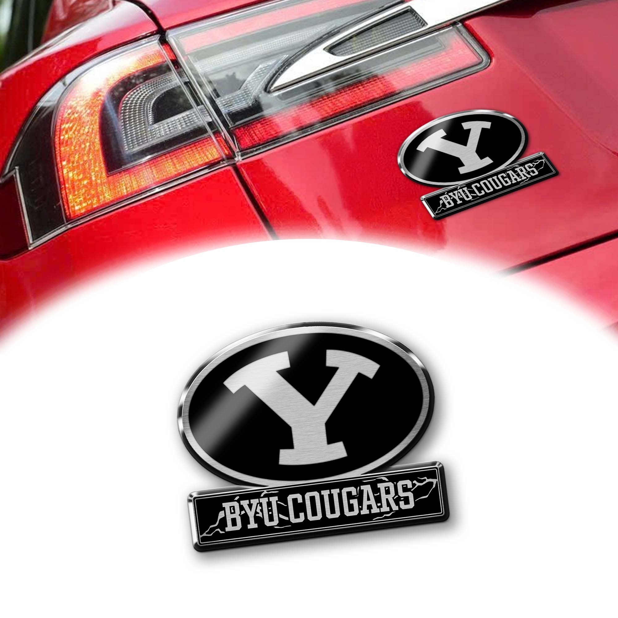 BYU Cougars Laser Engraved Car PT74846