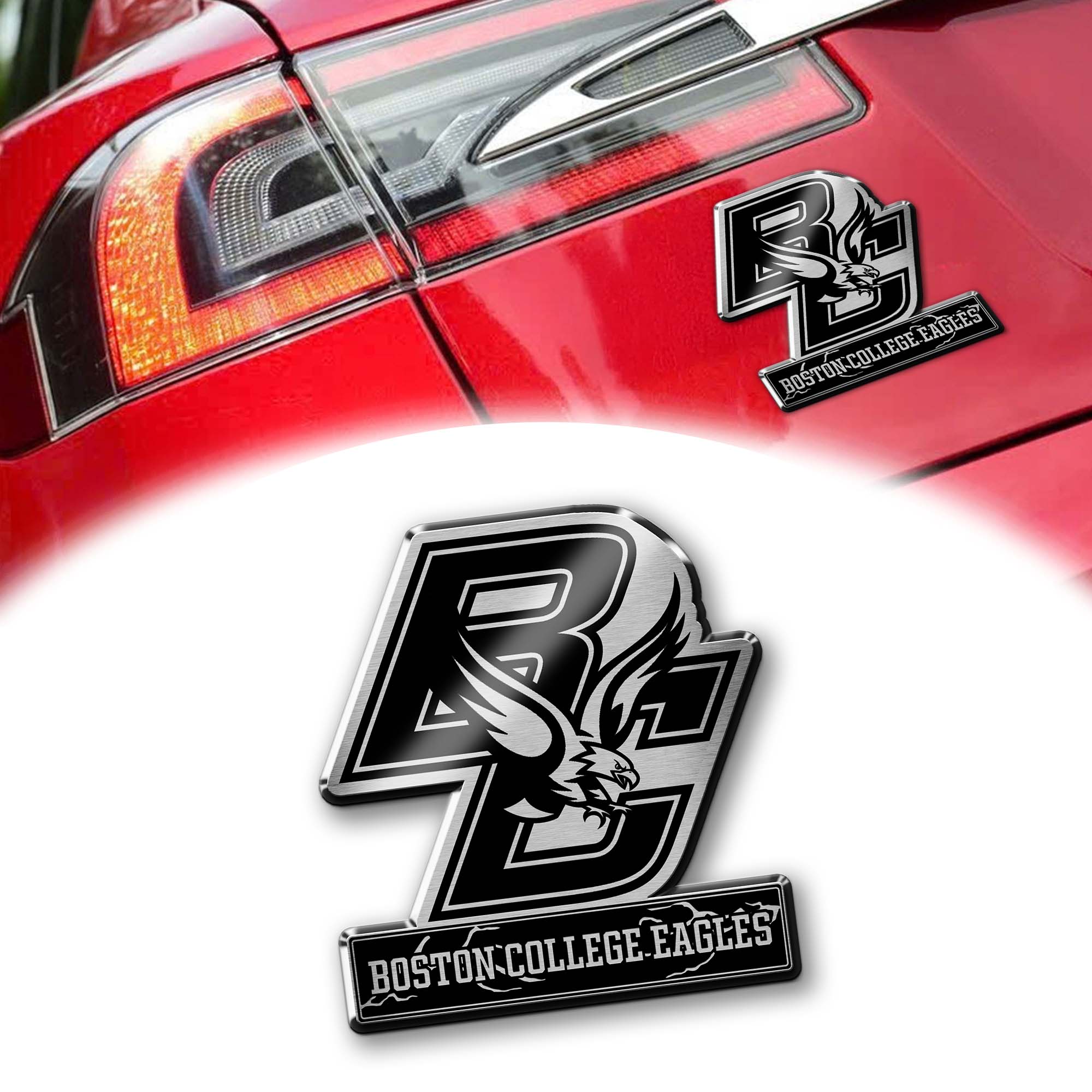 Boston College Eagles Laser Engraved Car PT74845