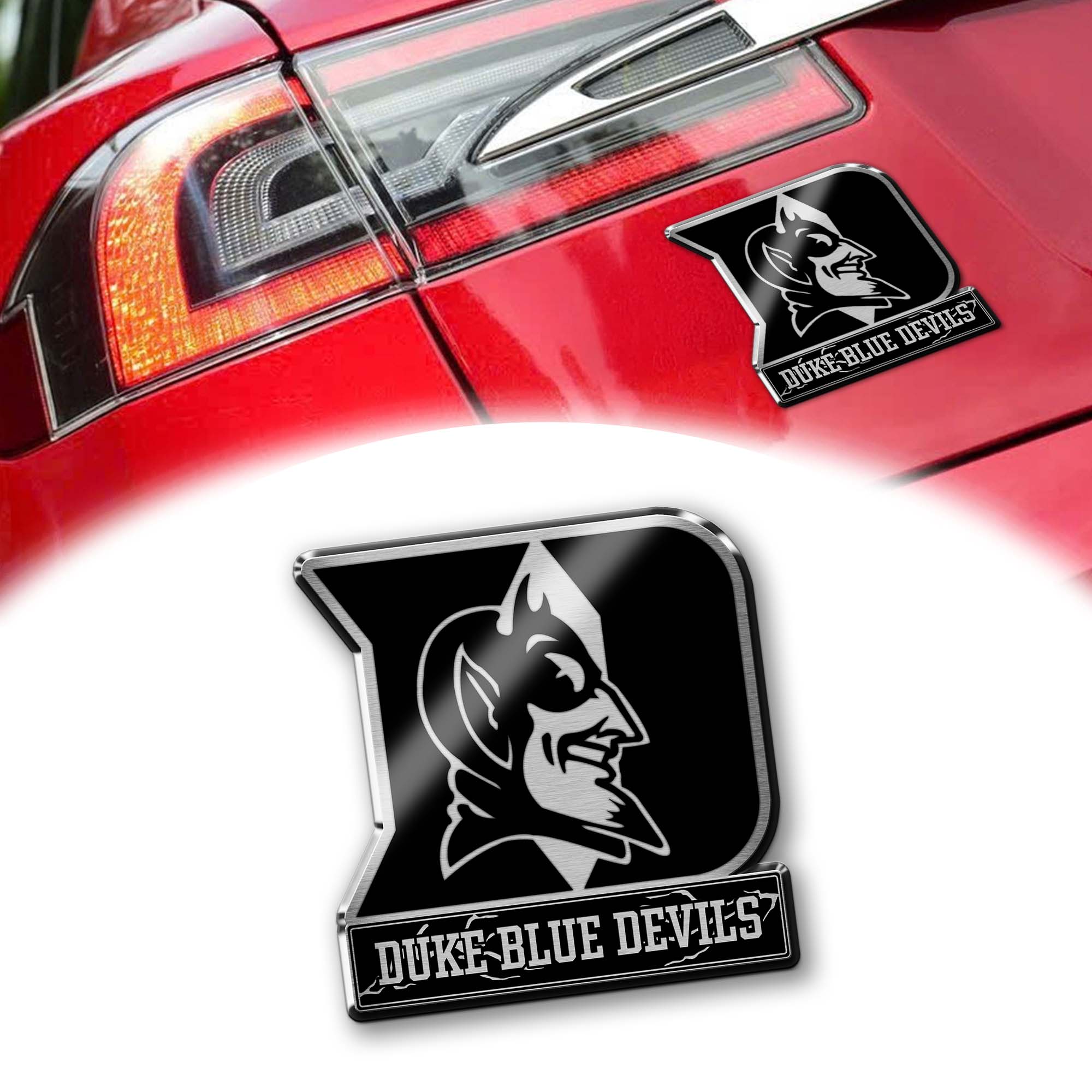 Duke Blue Devils Laser Engraved Car PT74850