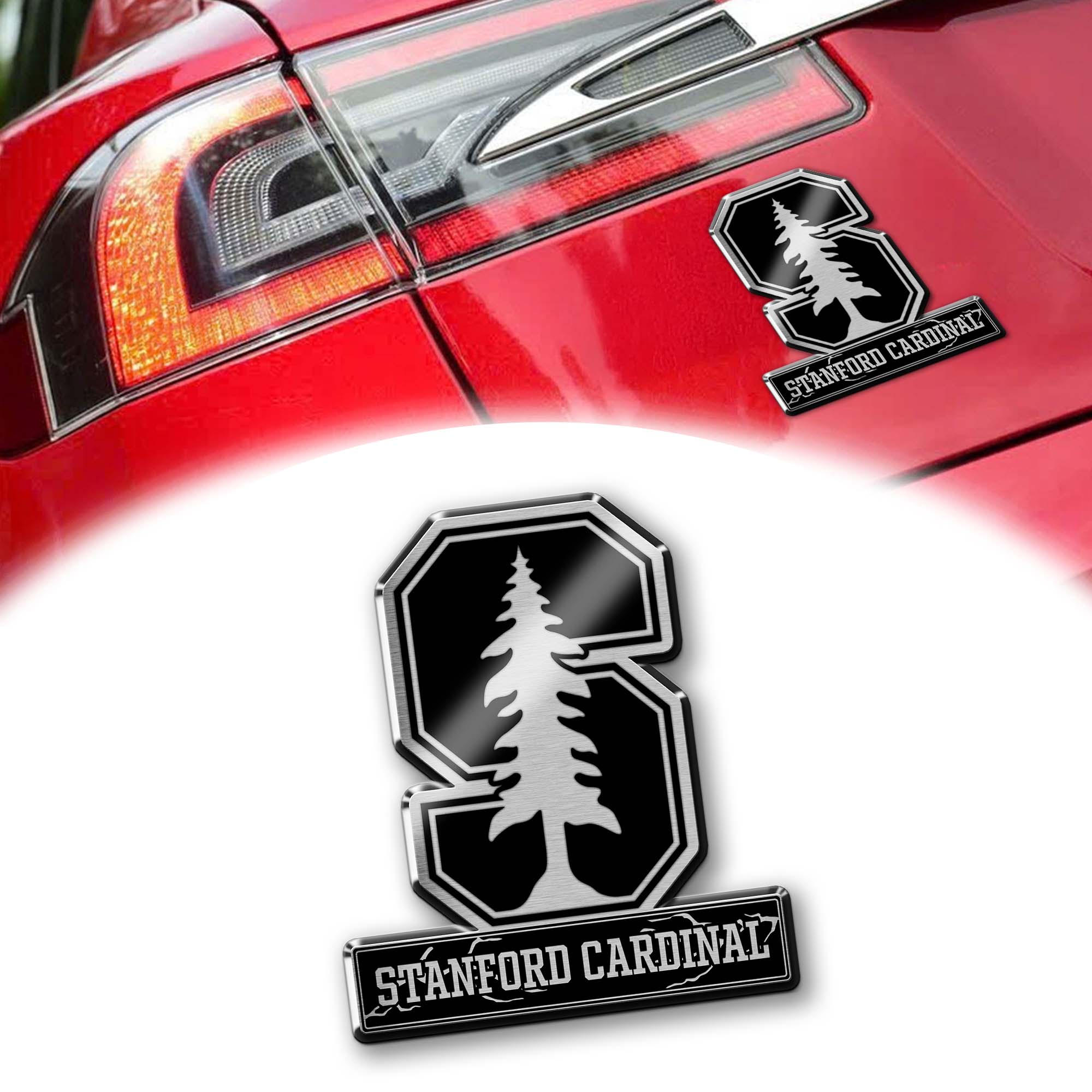 Stanford Cardinal Laser Engraved Car PT74861