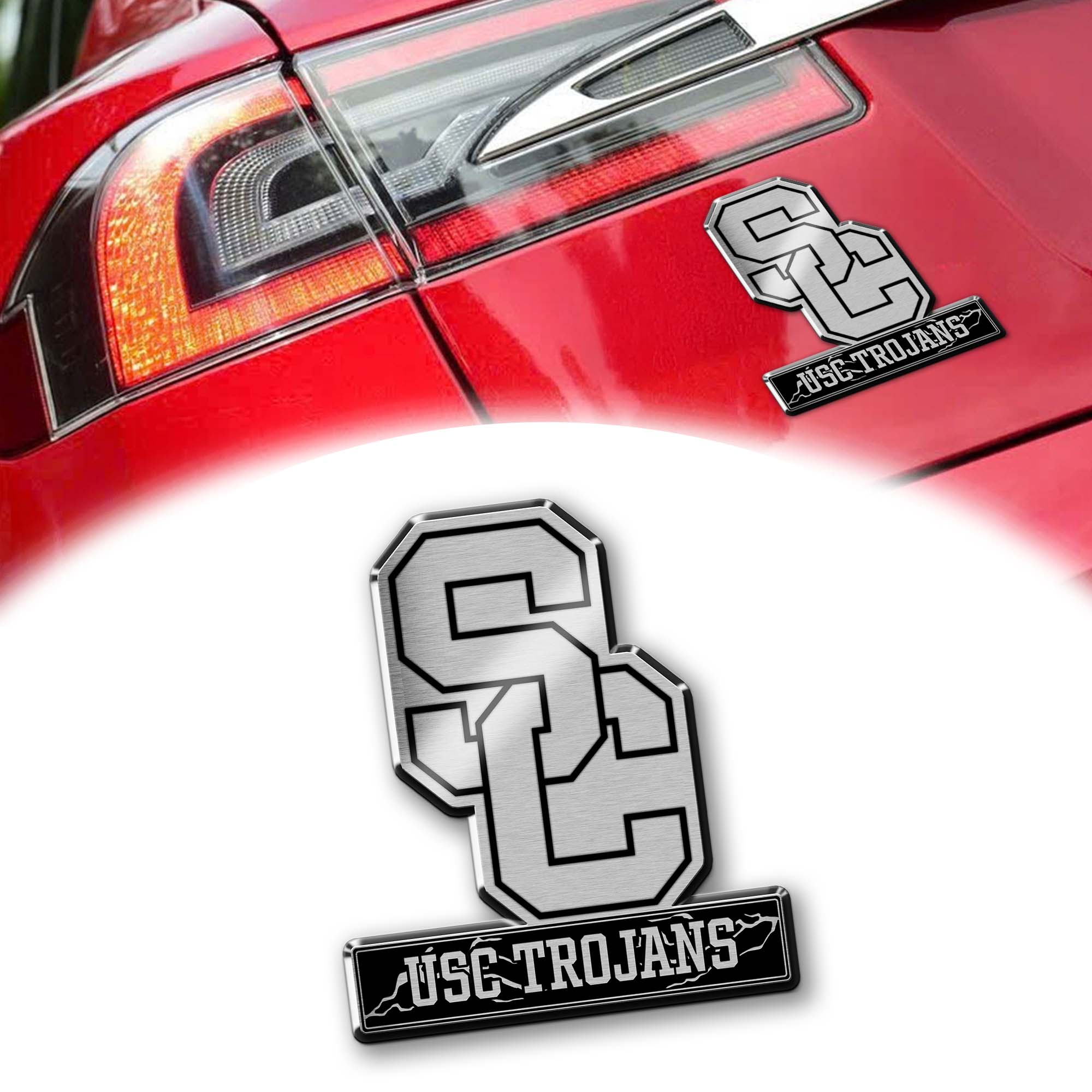 USC Trojans Laser Engraved Car PT74868