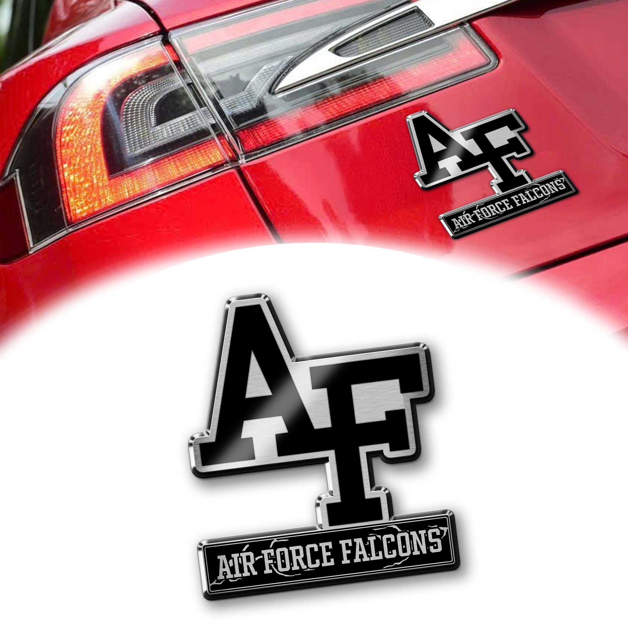Air Force Falcons Laser Engraved Car PT74873