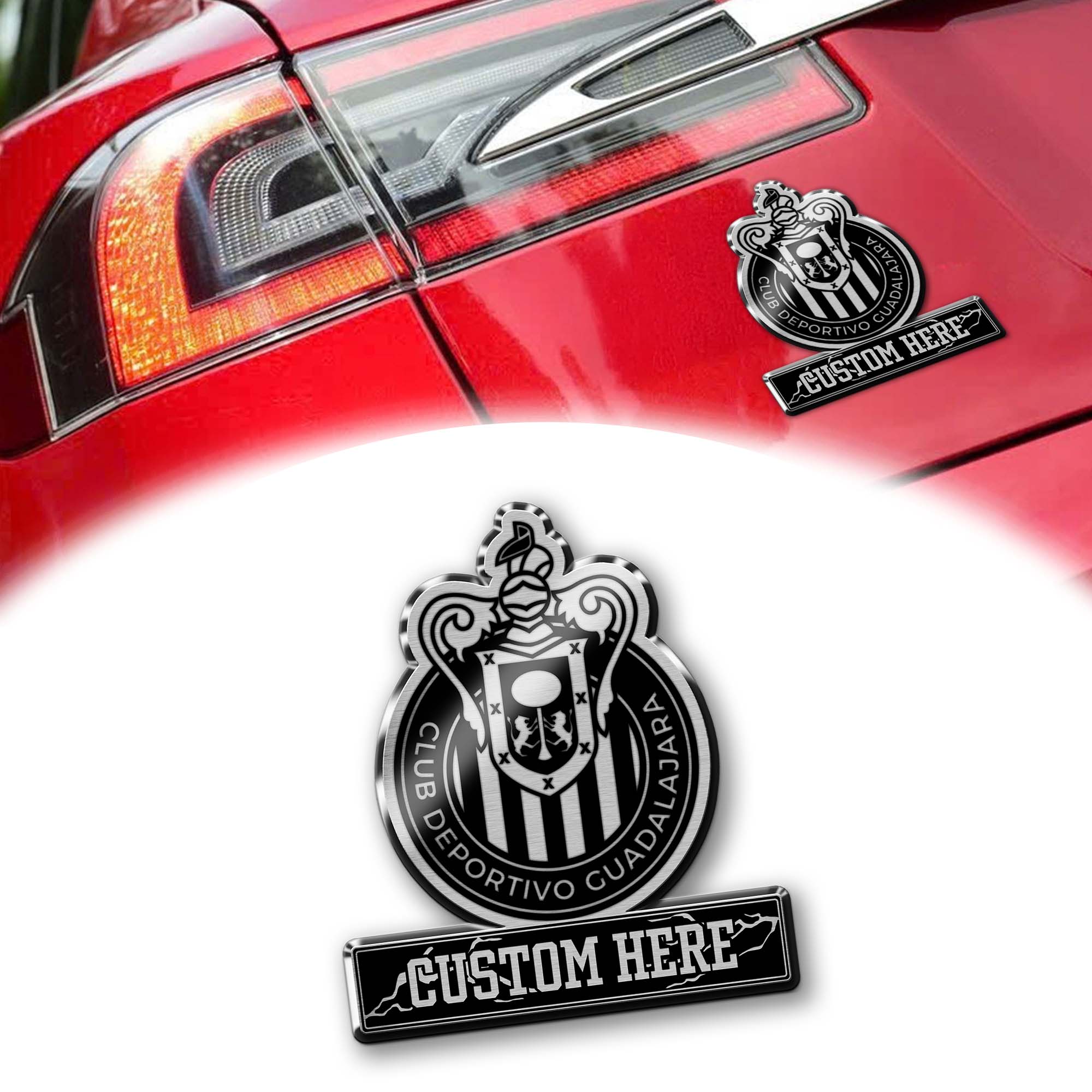 C.D. Guadalajara Laser Engraved Car PT74900