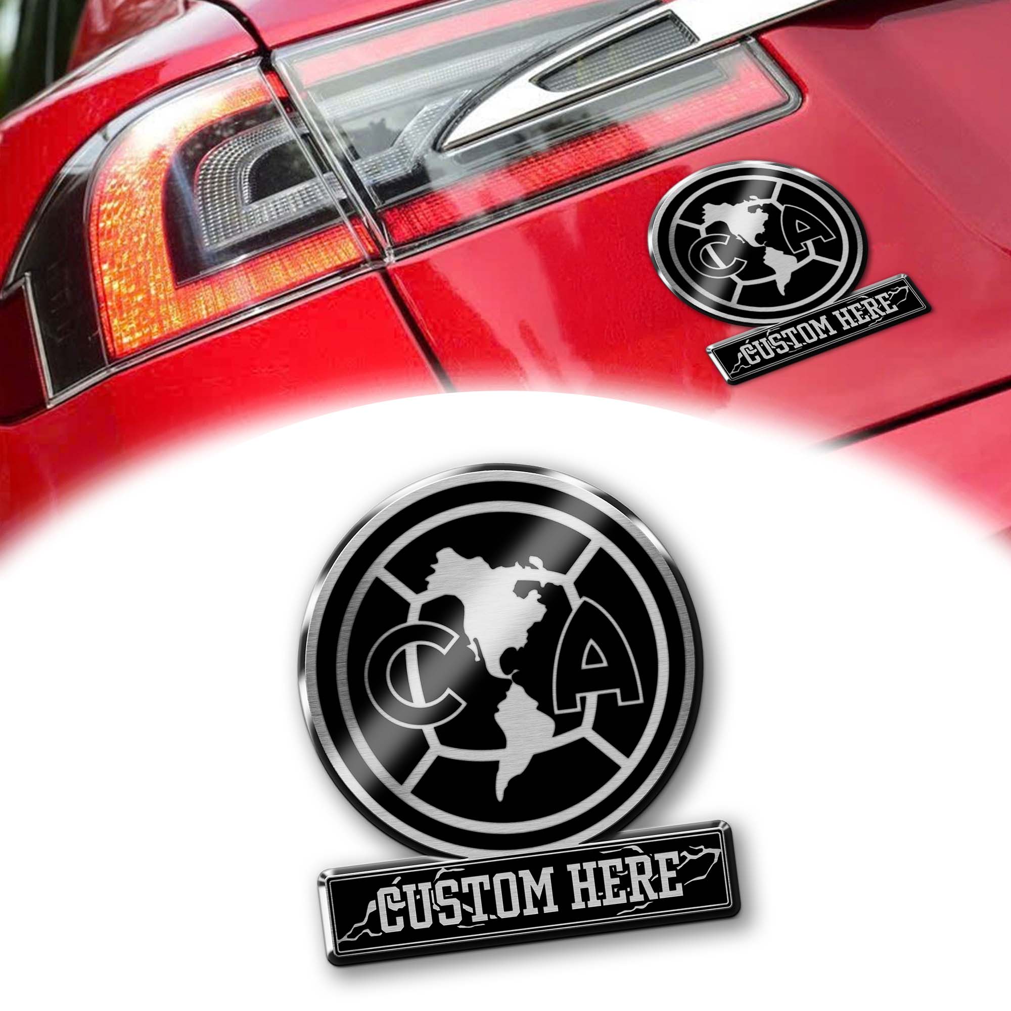 Club AmÃ©rica Laser Engraved Car PT74903