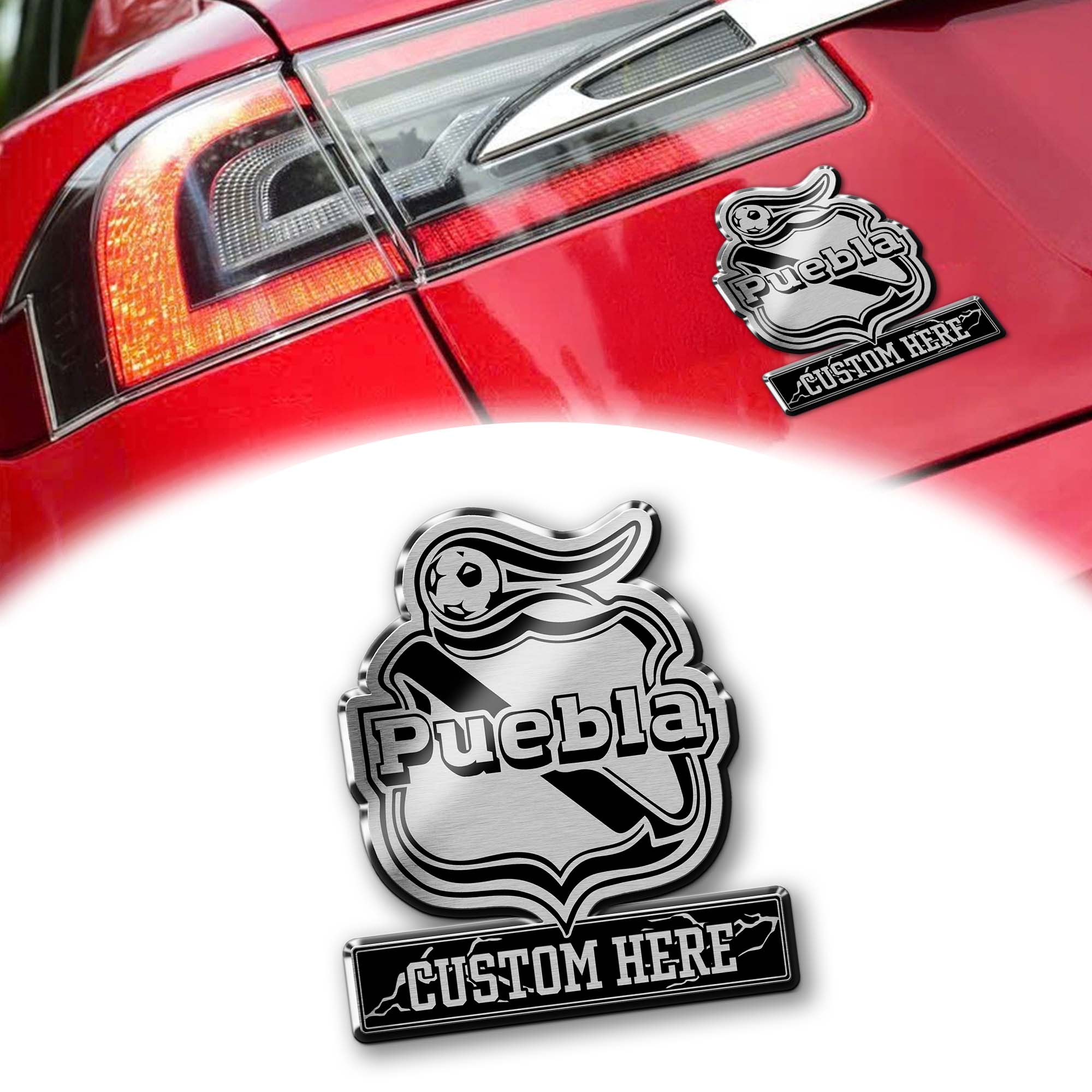 Club Puebla Laser Engraved Car PT74906