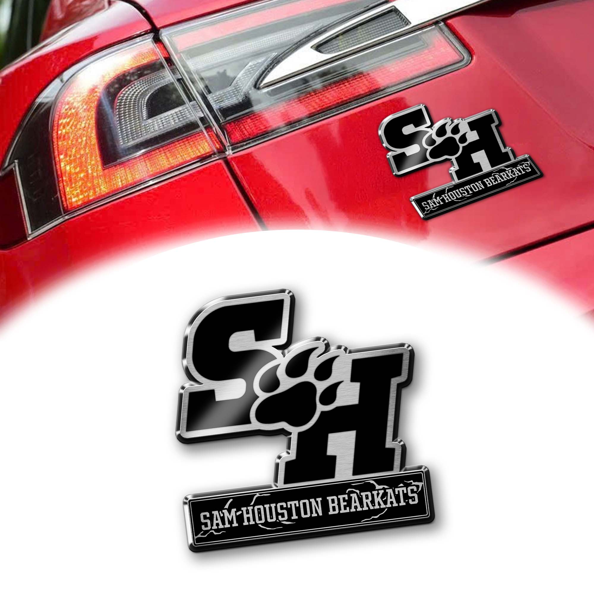 Sam Houston Bearkats Laser Engraved Car PT74889