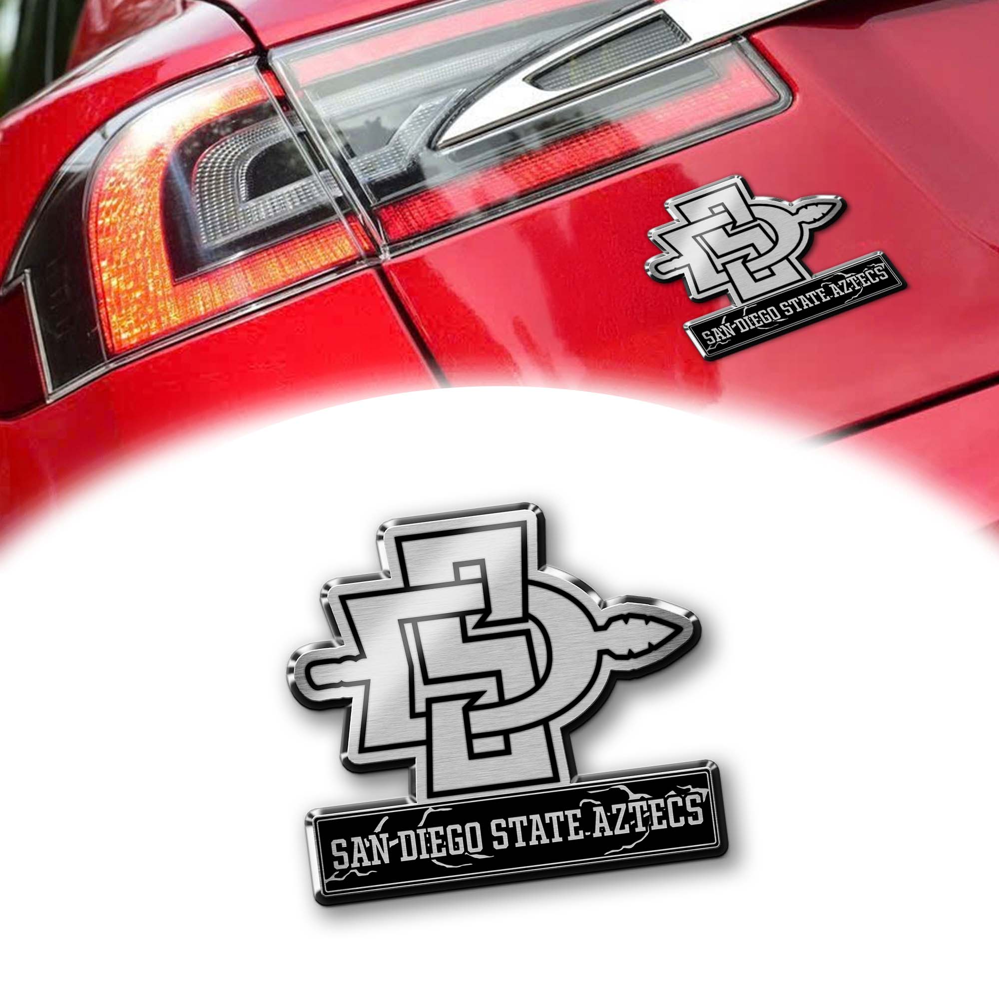 San Diego State Aztecs Laser Engraved Car PT74890