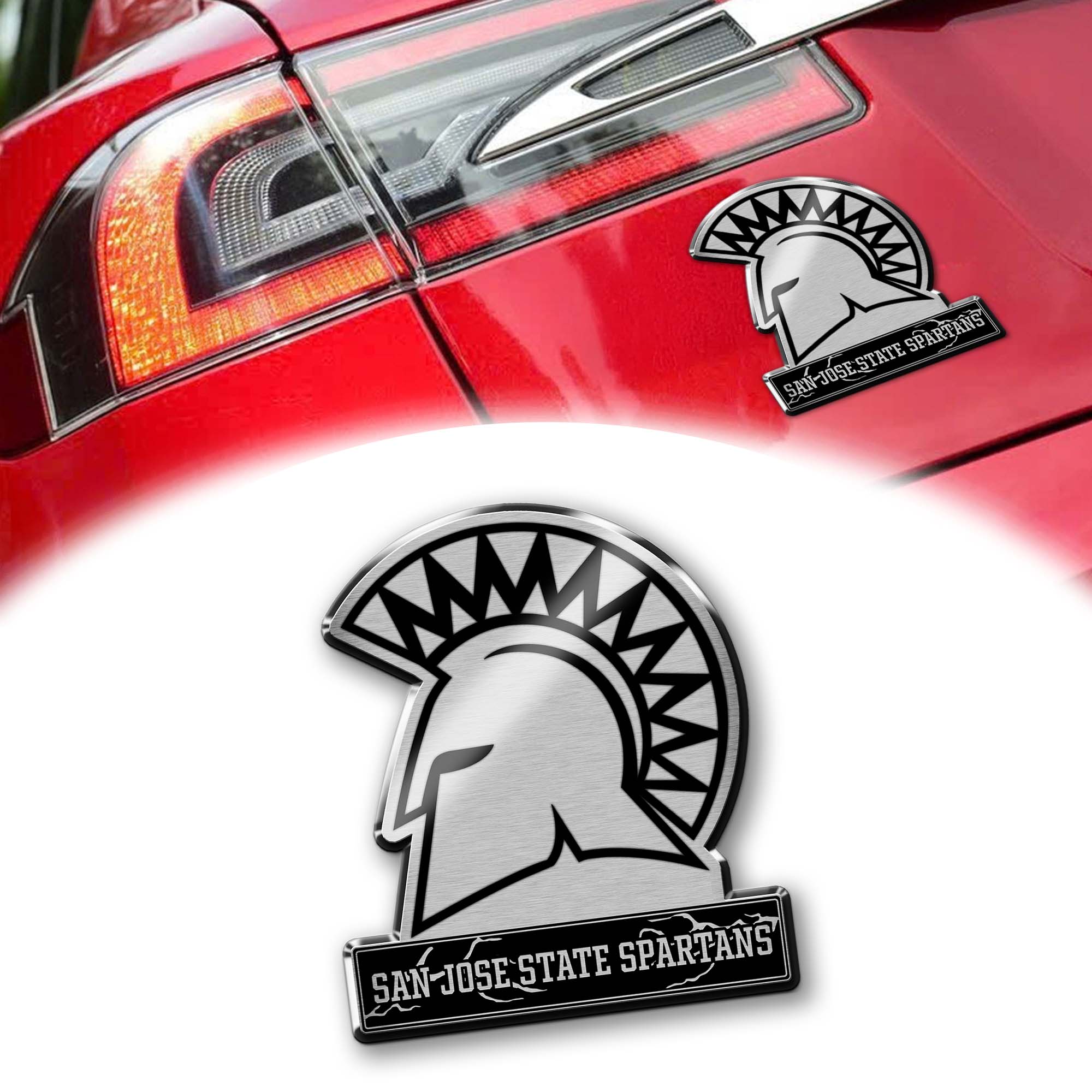 San Jose State Spartans Laser Engraved Car PT74891